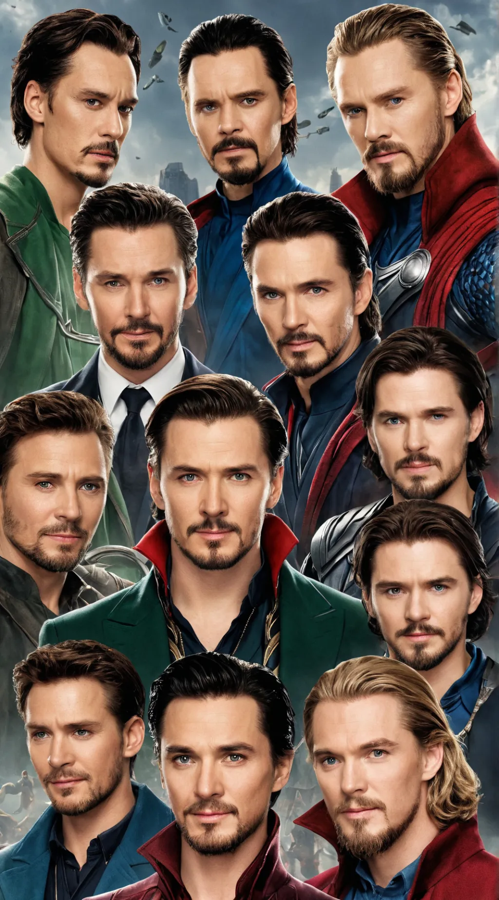 ai character: Avengers background