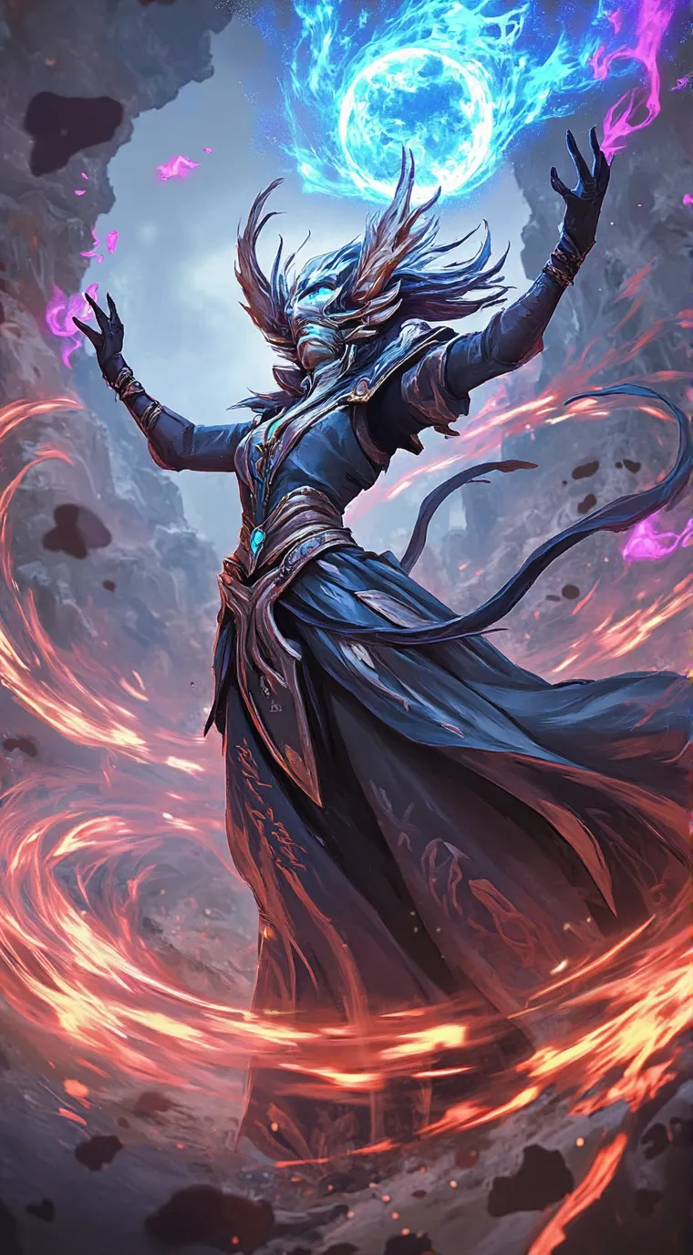 ai character: ANIME DEFENSERS background