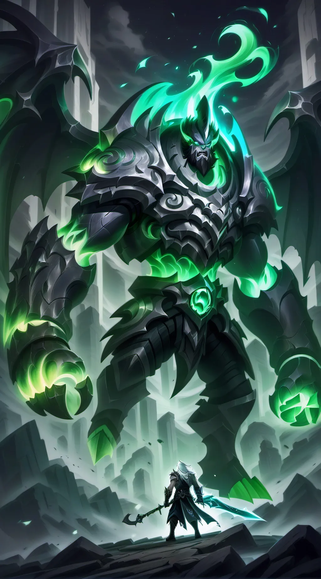 ai character: Devil😈 background