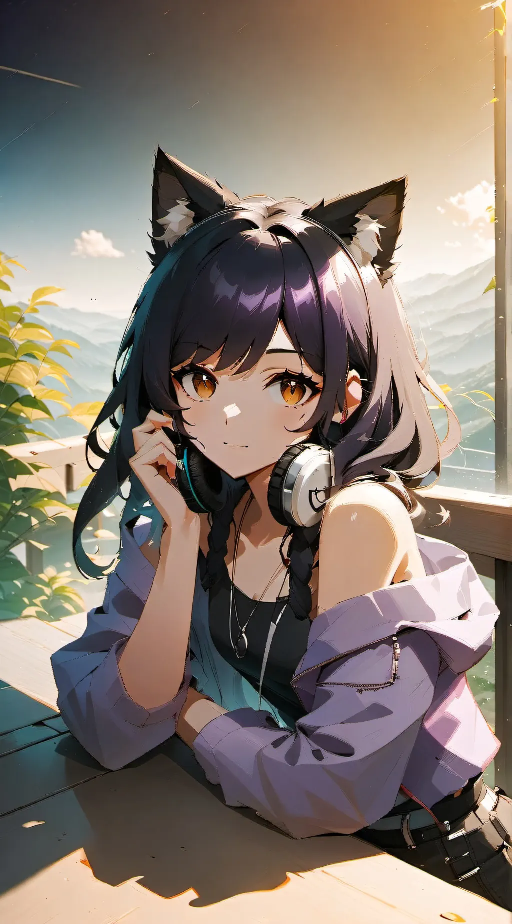 ai character: Aphmau  background