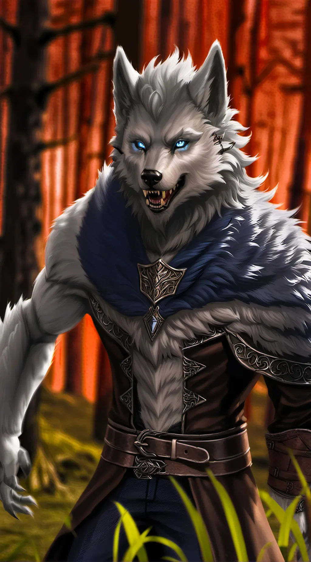 ai character: Werewolf background
