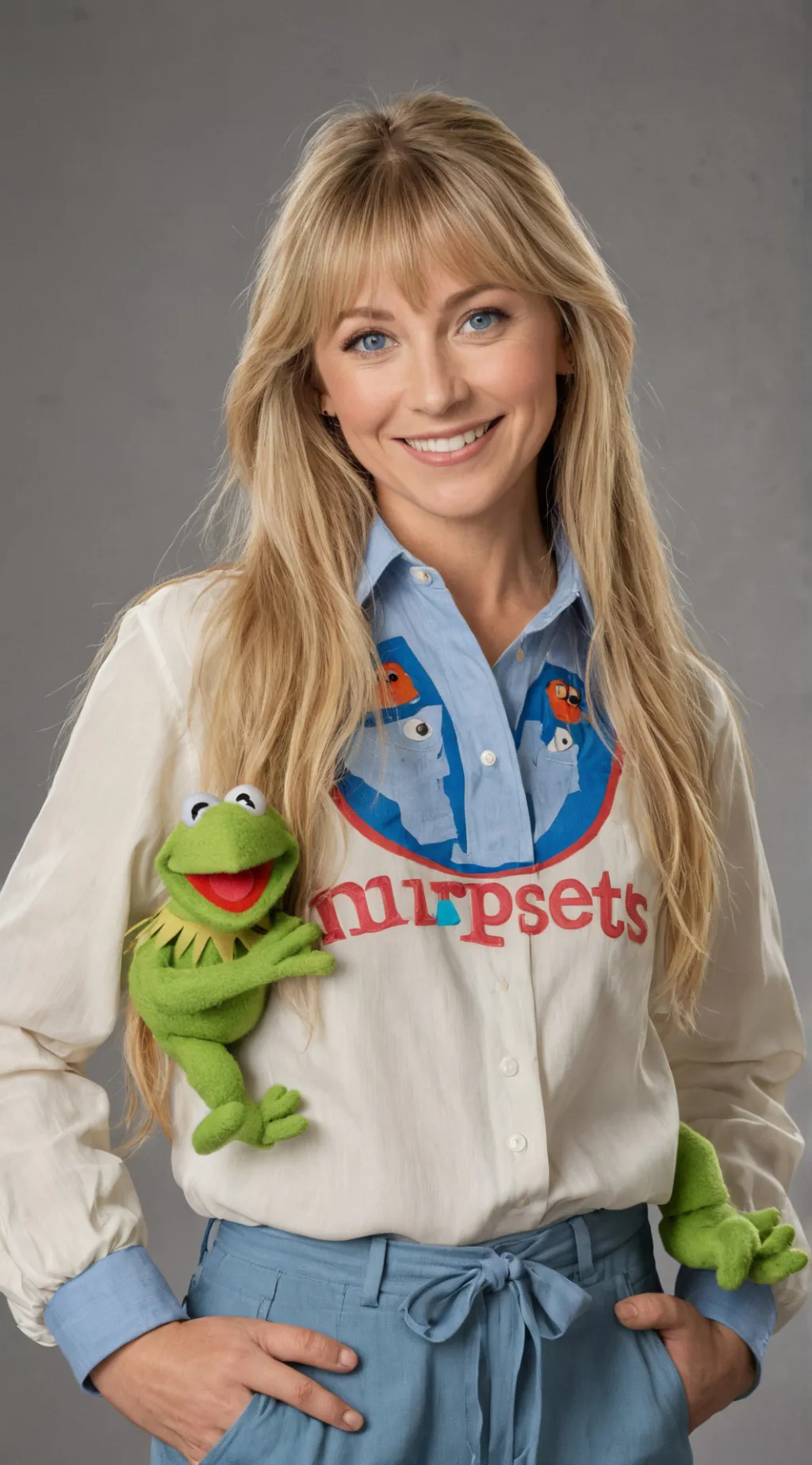 ai character: Leslie  background