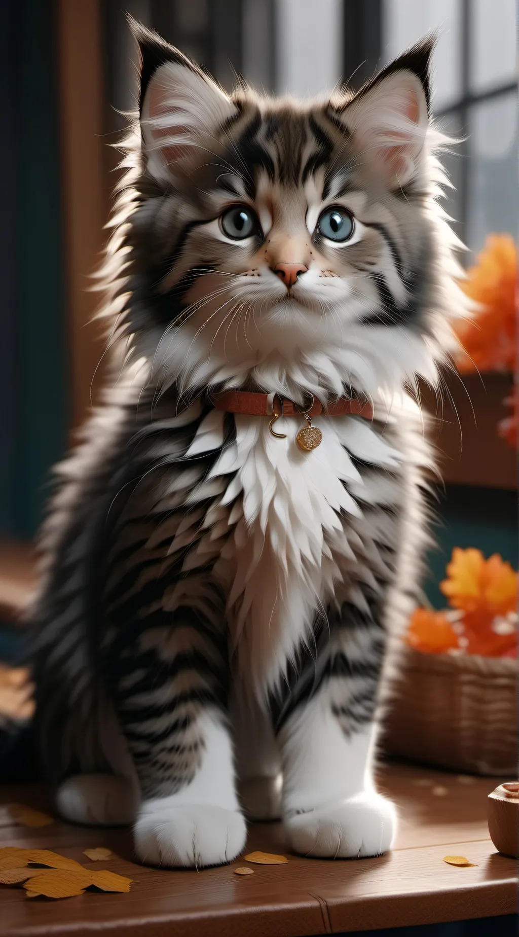 ai character: oreo 🍄🍁 background