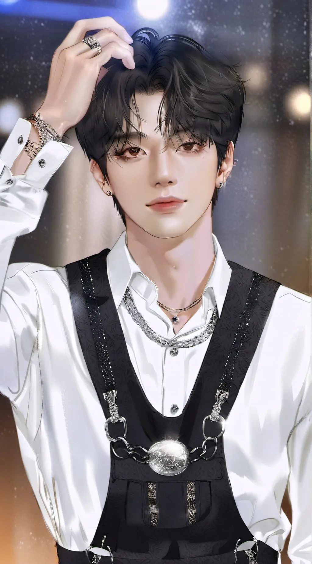 ai character: Hyunjin🧸 background