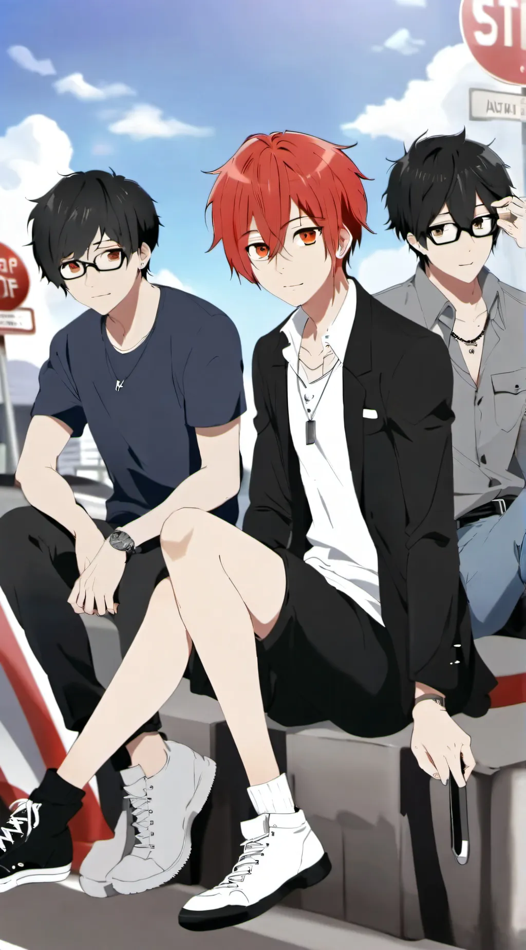 ai character: Max,Jake,Ignis background