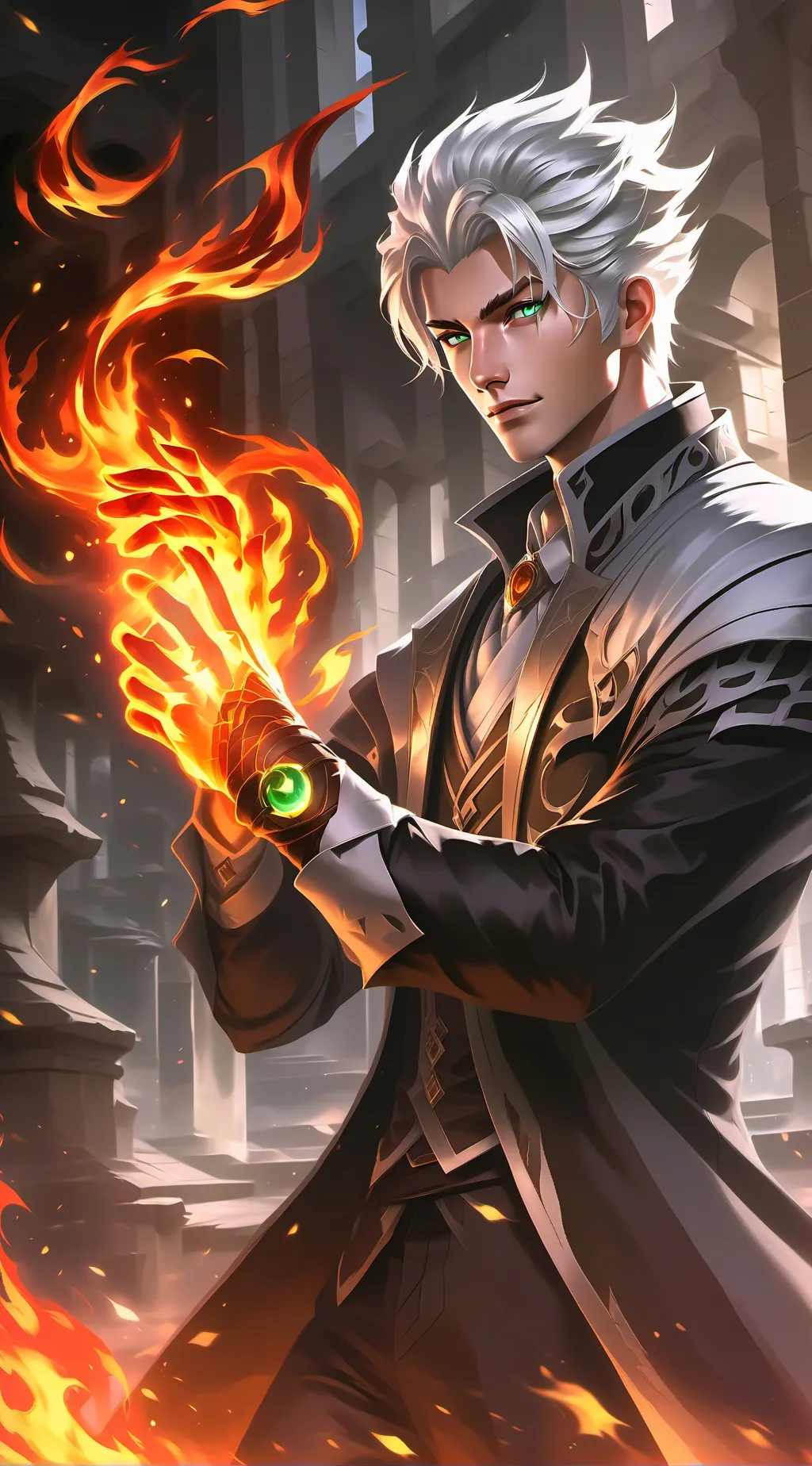 ai character: Luca Hoppkin background