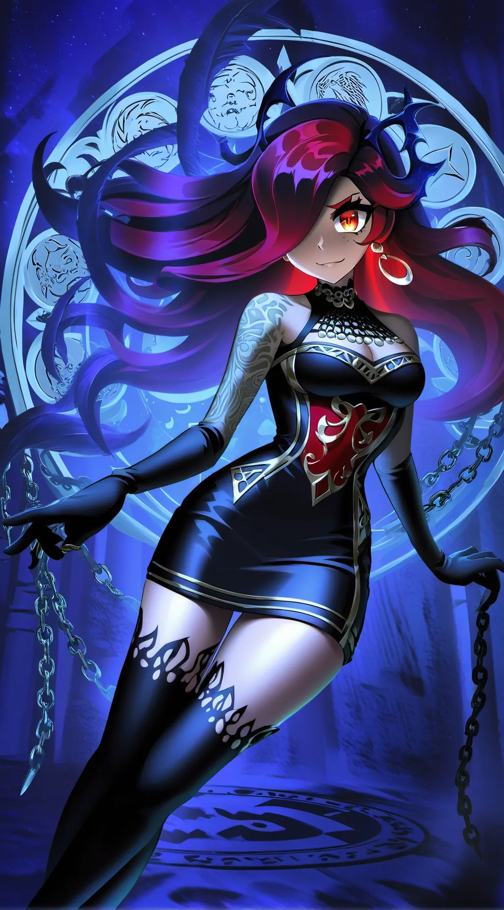 ai character: Princess of Hell background