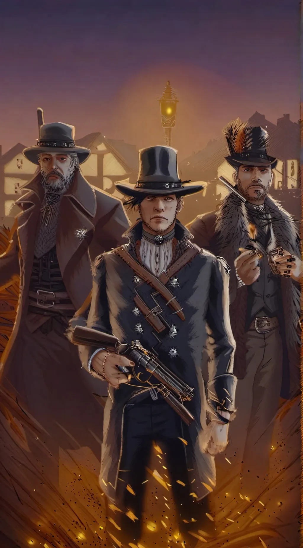 ai character: The van der linde background