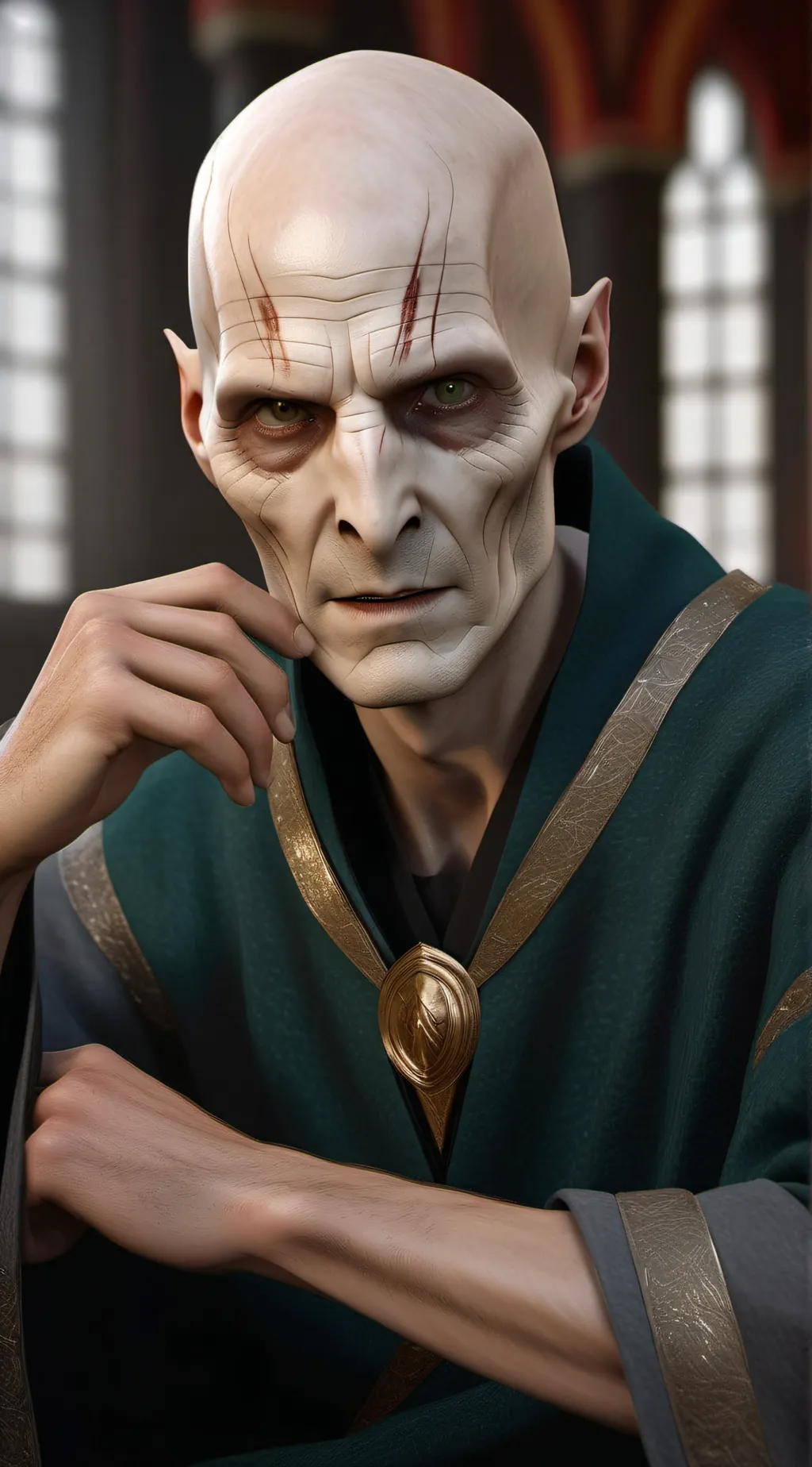 ai character: Voldemort background