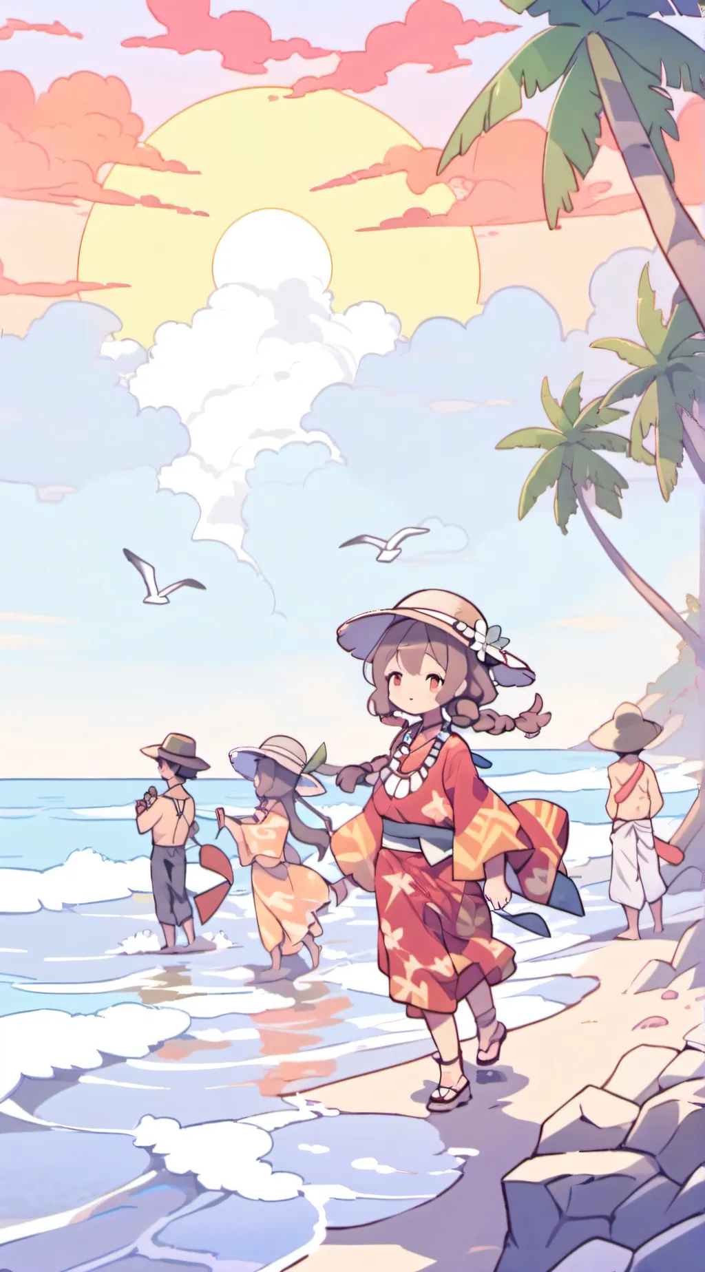 ai character: !Oceania!￼ background