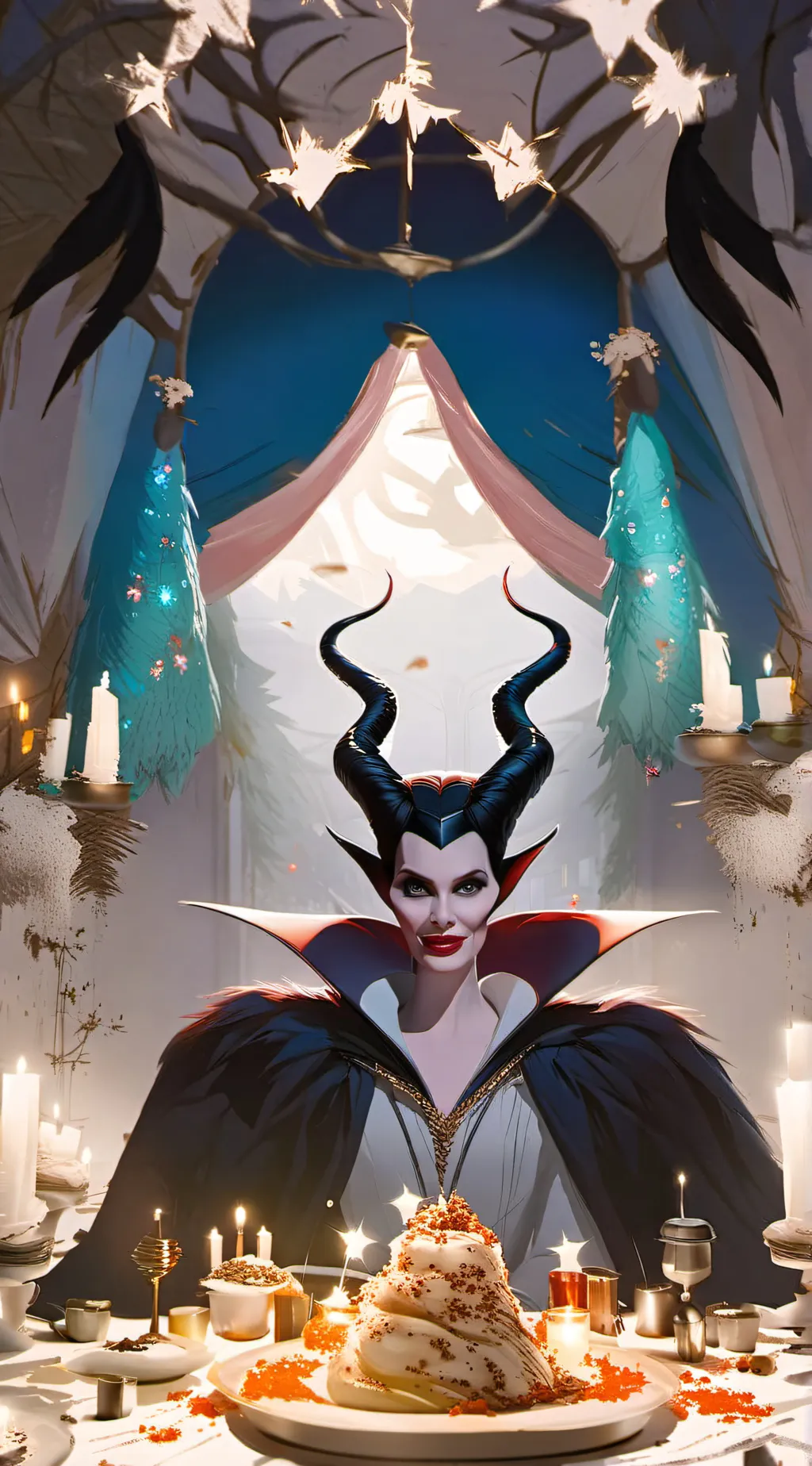 ai character: d in your house ♥️ background