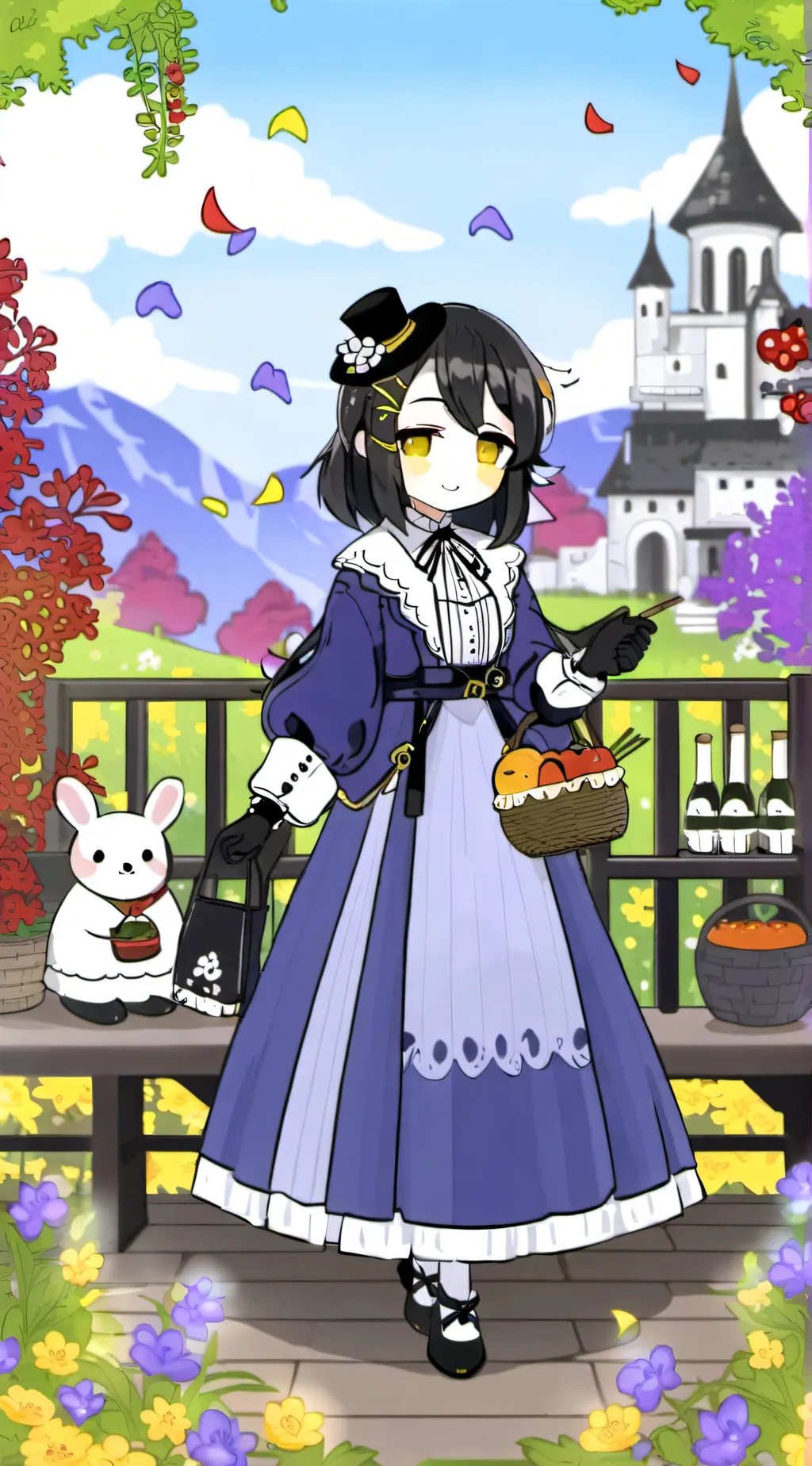 ai character: Annoying sis😔 background