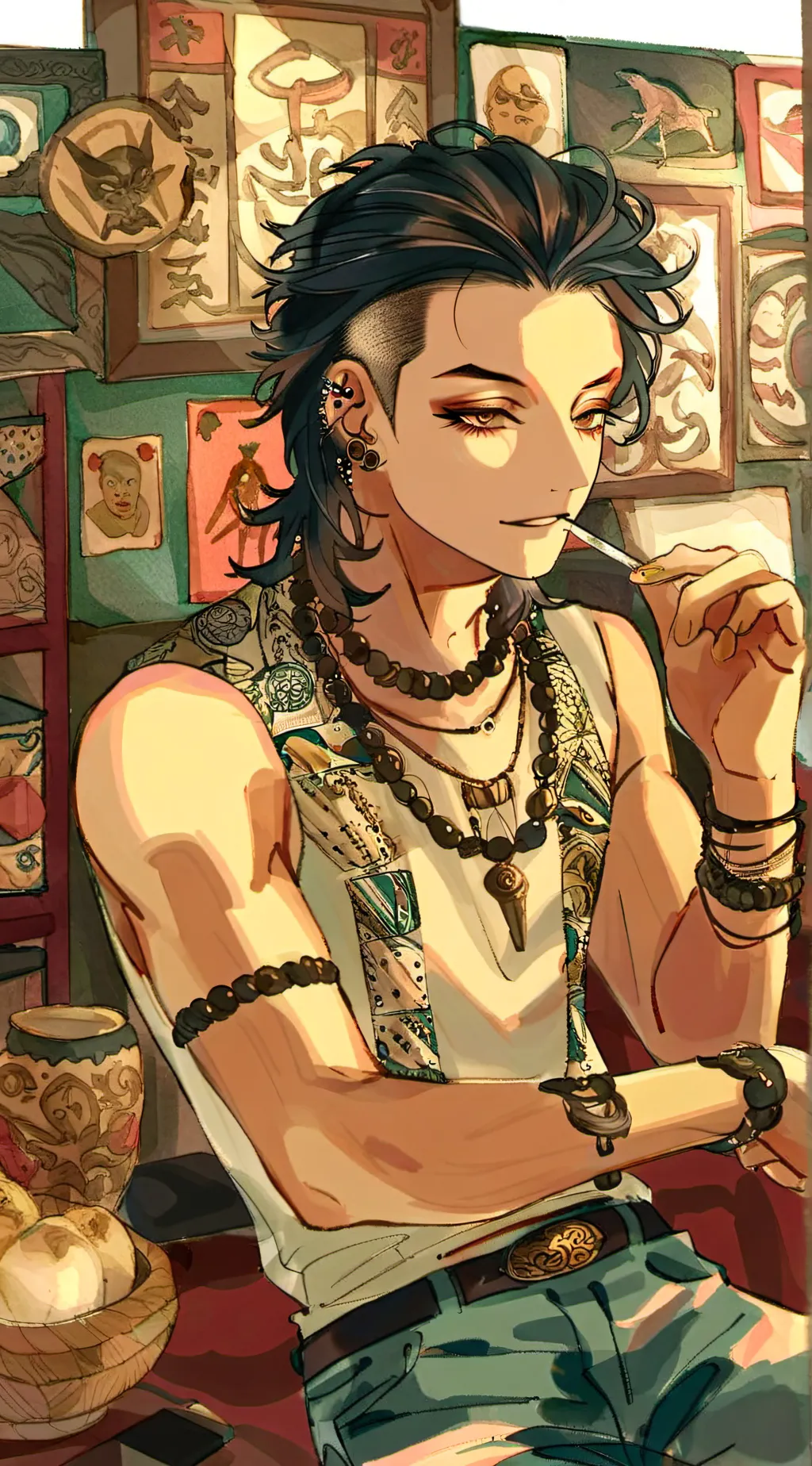 ai character: rayne background