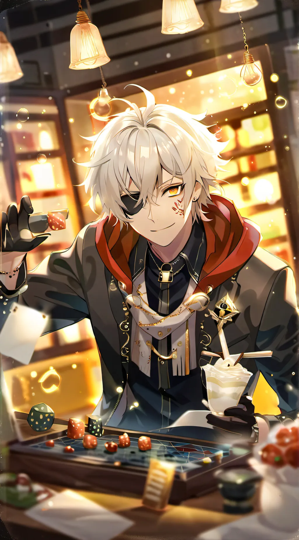 ai character: bakugo background