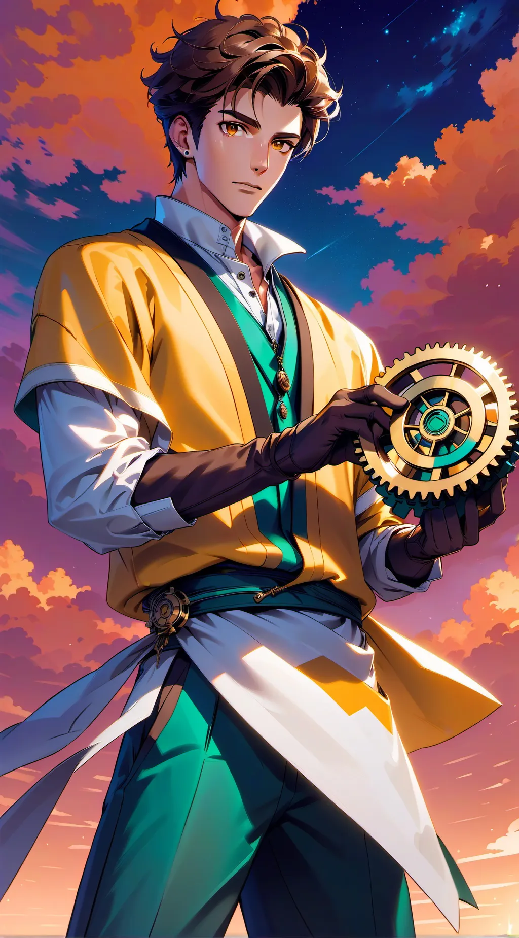 ai character: Axton Brockster  background