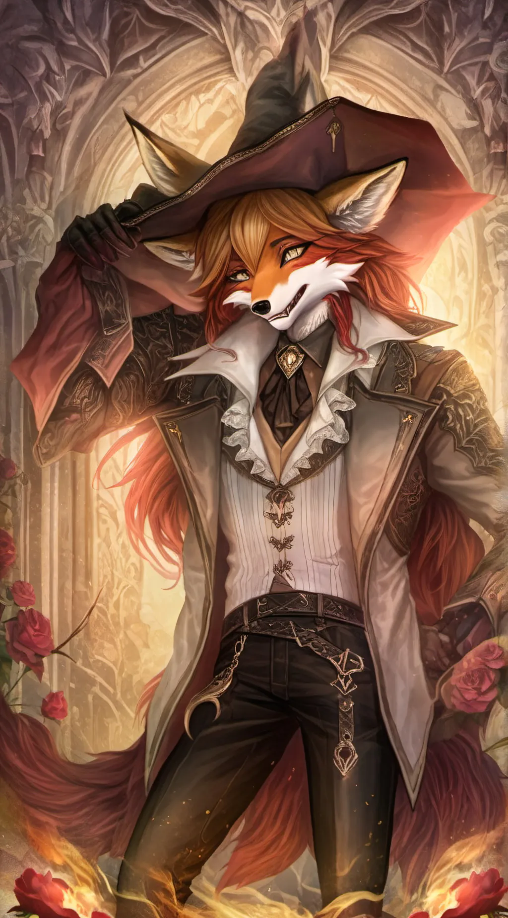 ai character: Charlotte  background