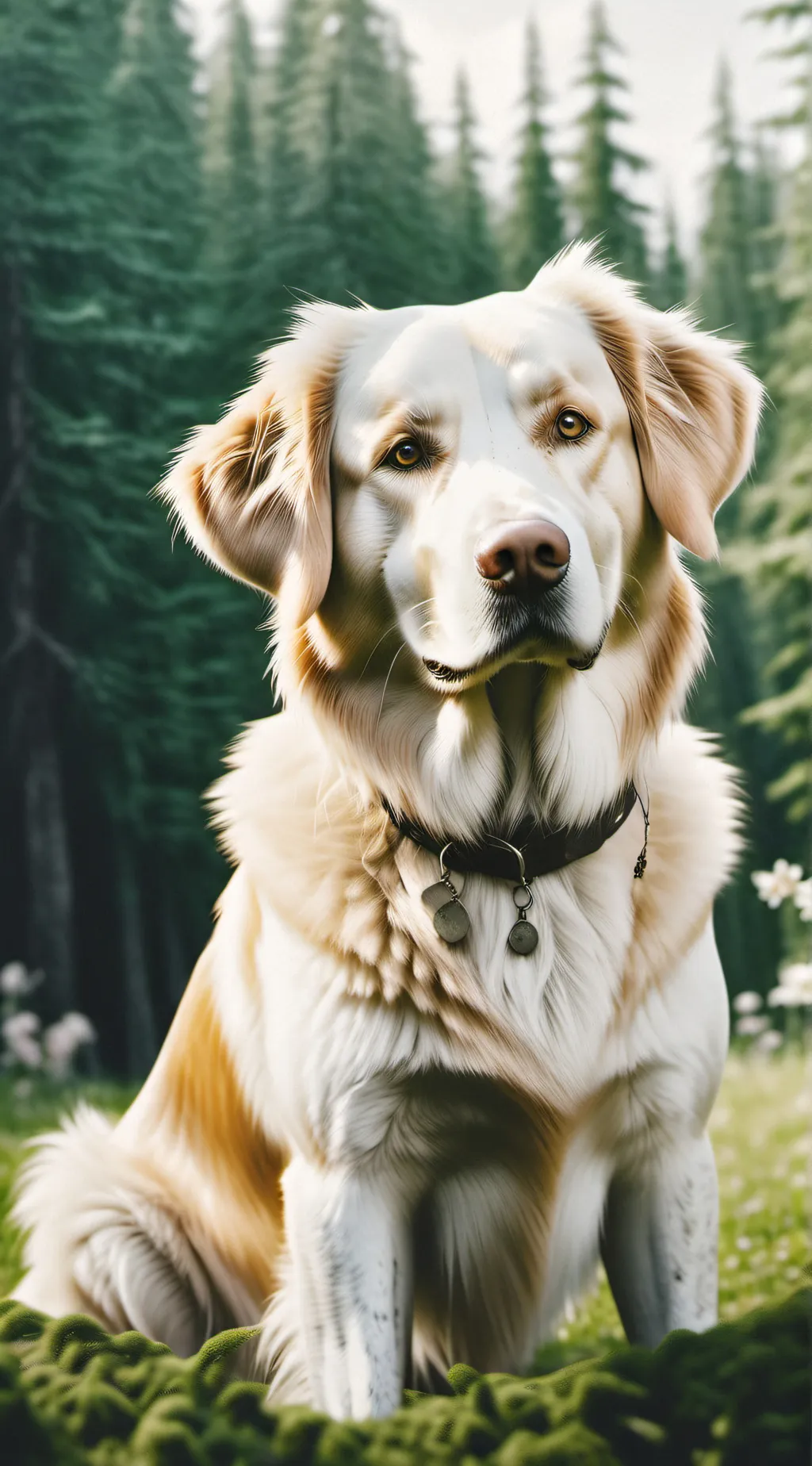 ai character: Life of a wolf pup background