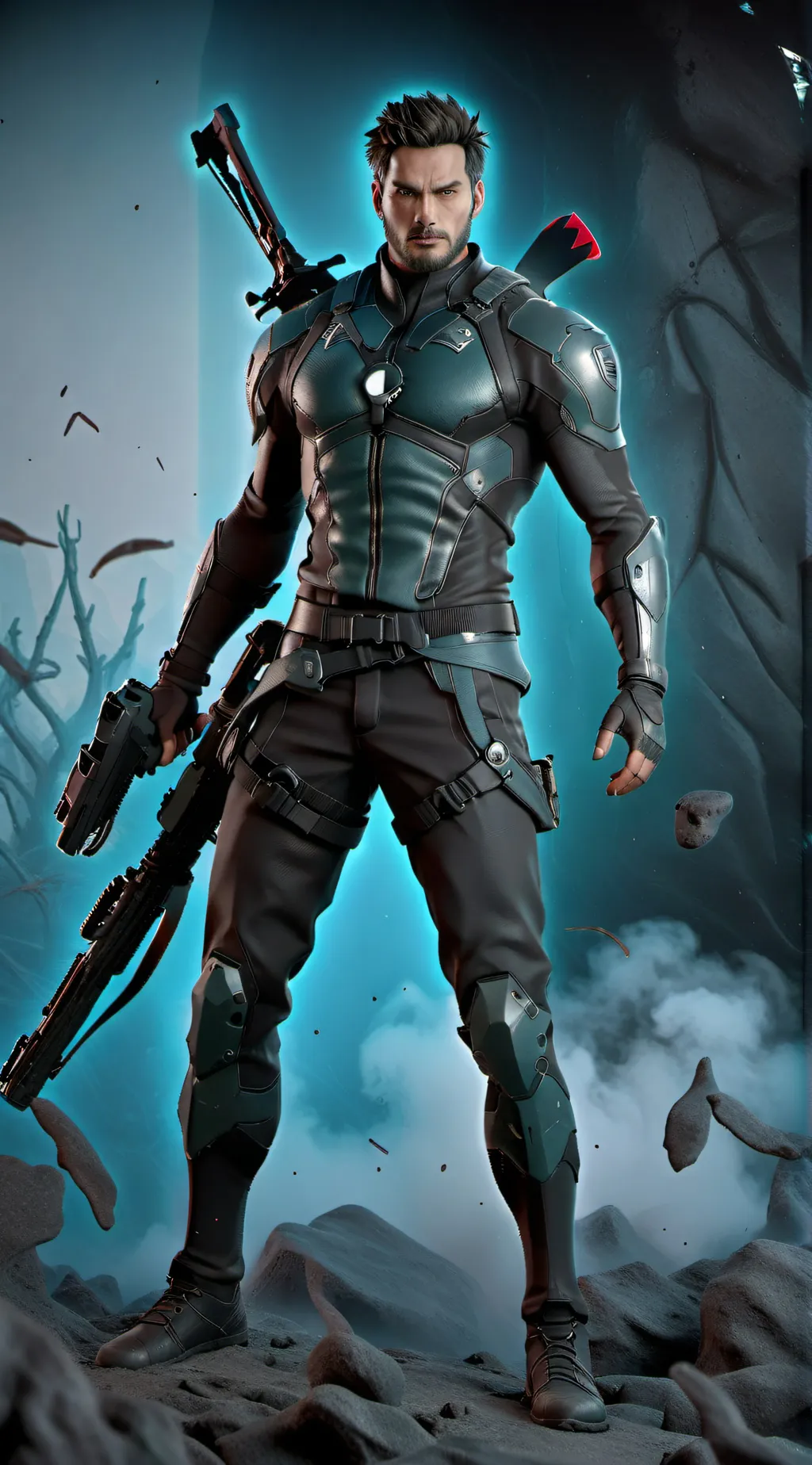 ai character: Steve Rodgers  background