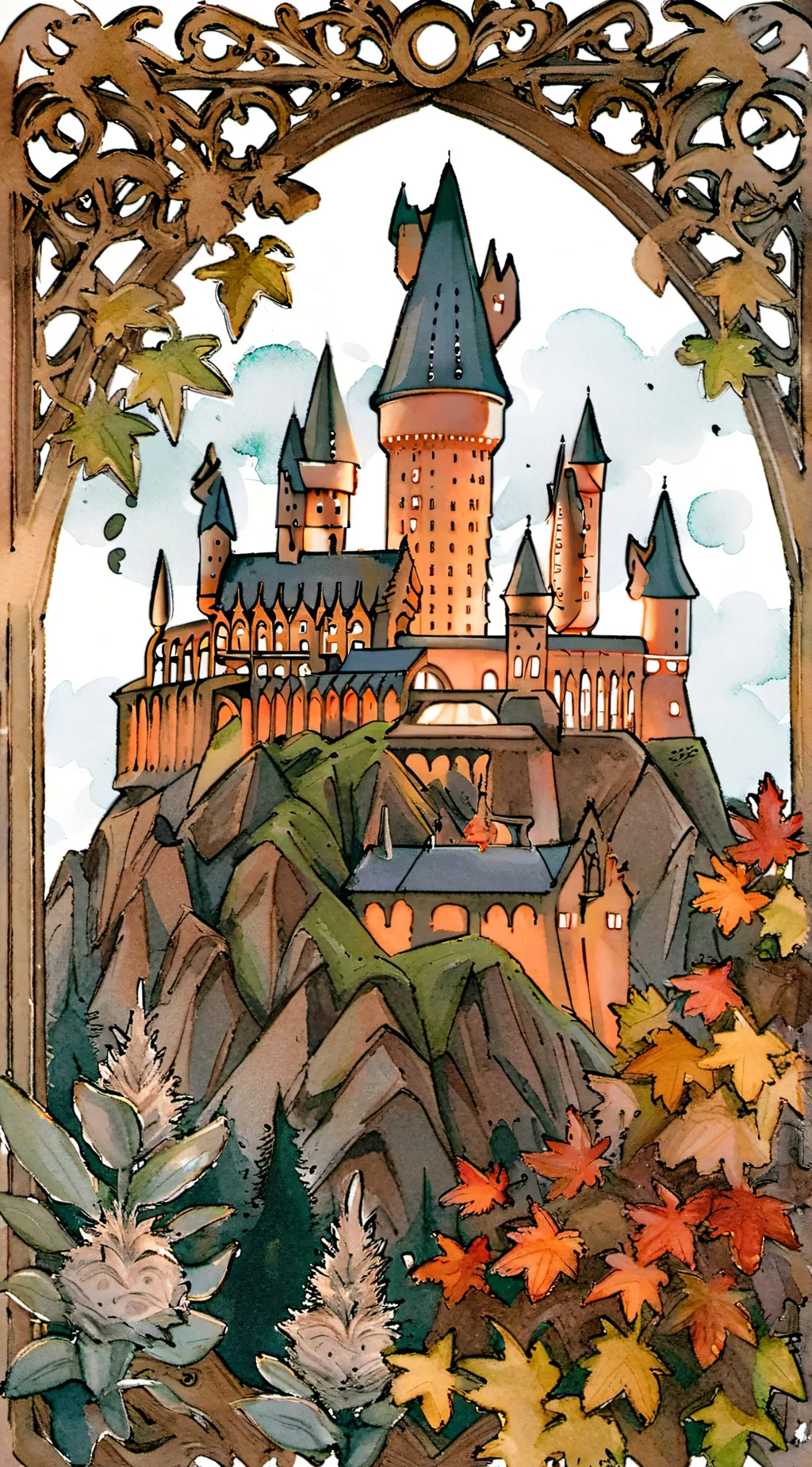 ai character: Hogwarts gc background