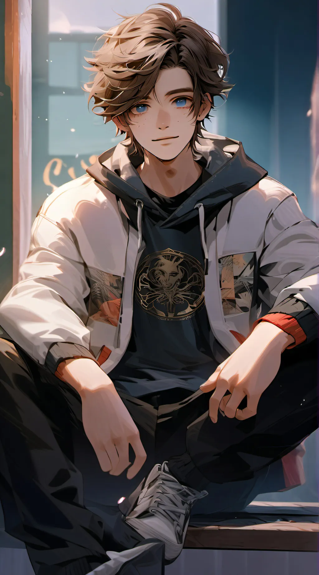 ai character: 😘Kenzo😘 background