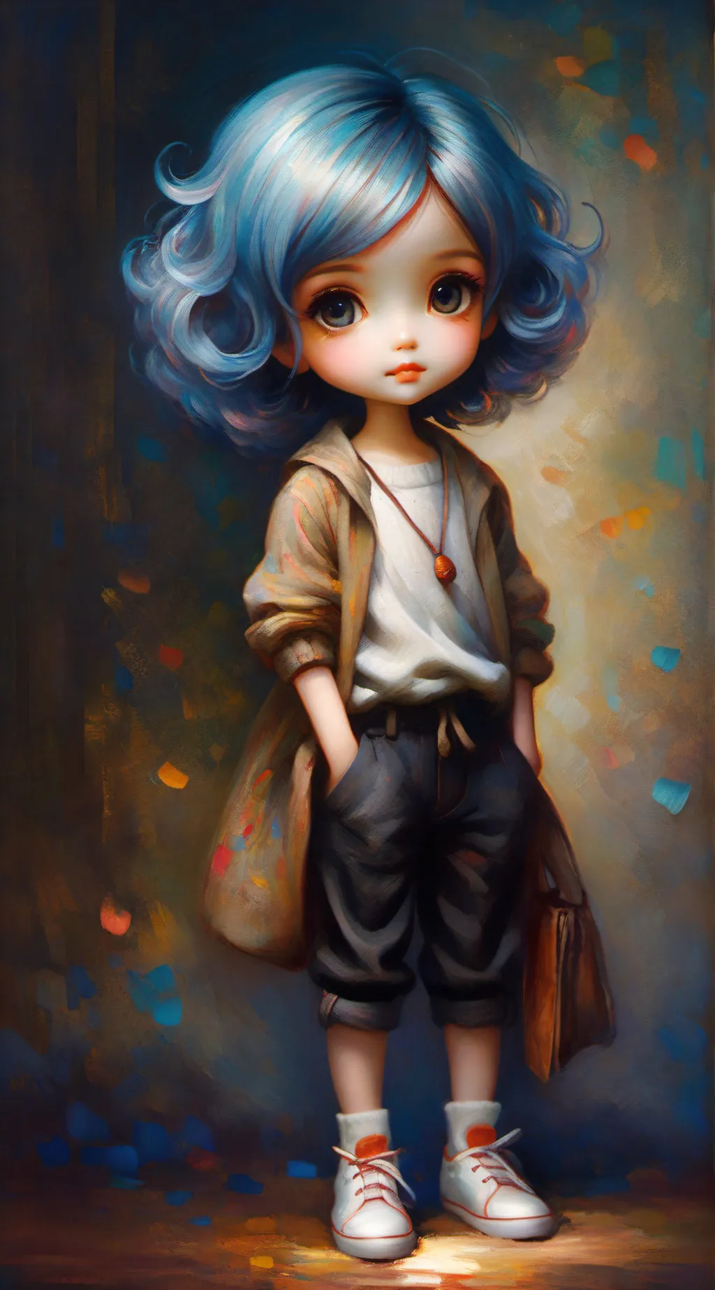 ai character: baby serenity  background