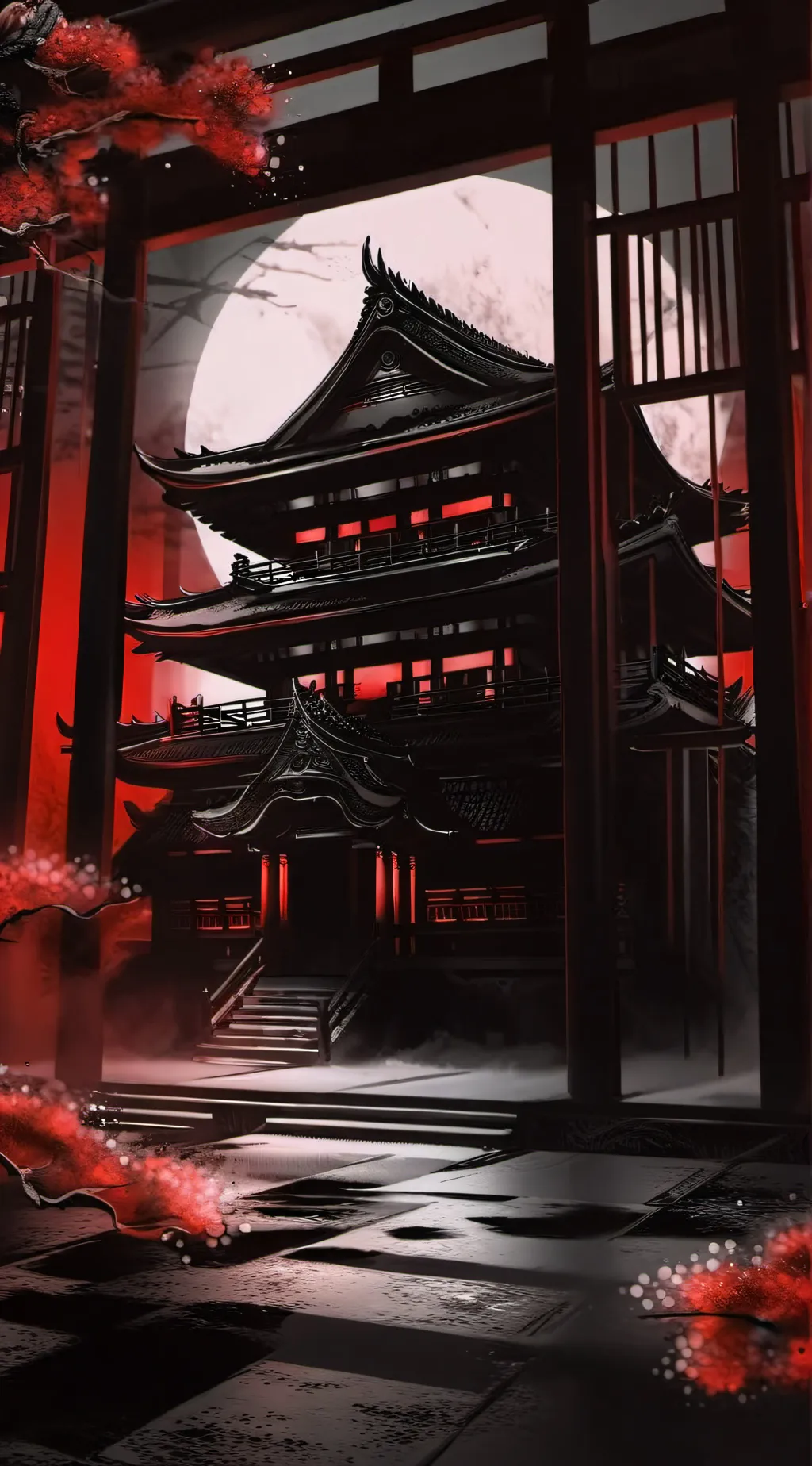 ai character: HauntedSteps👻 background