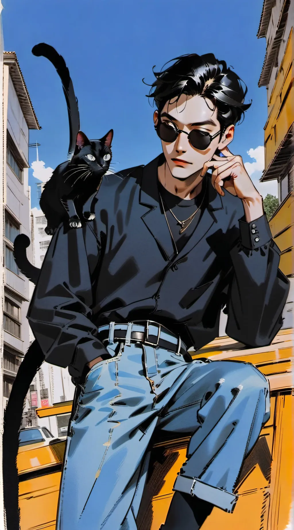 ai character: caleb~ background