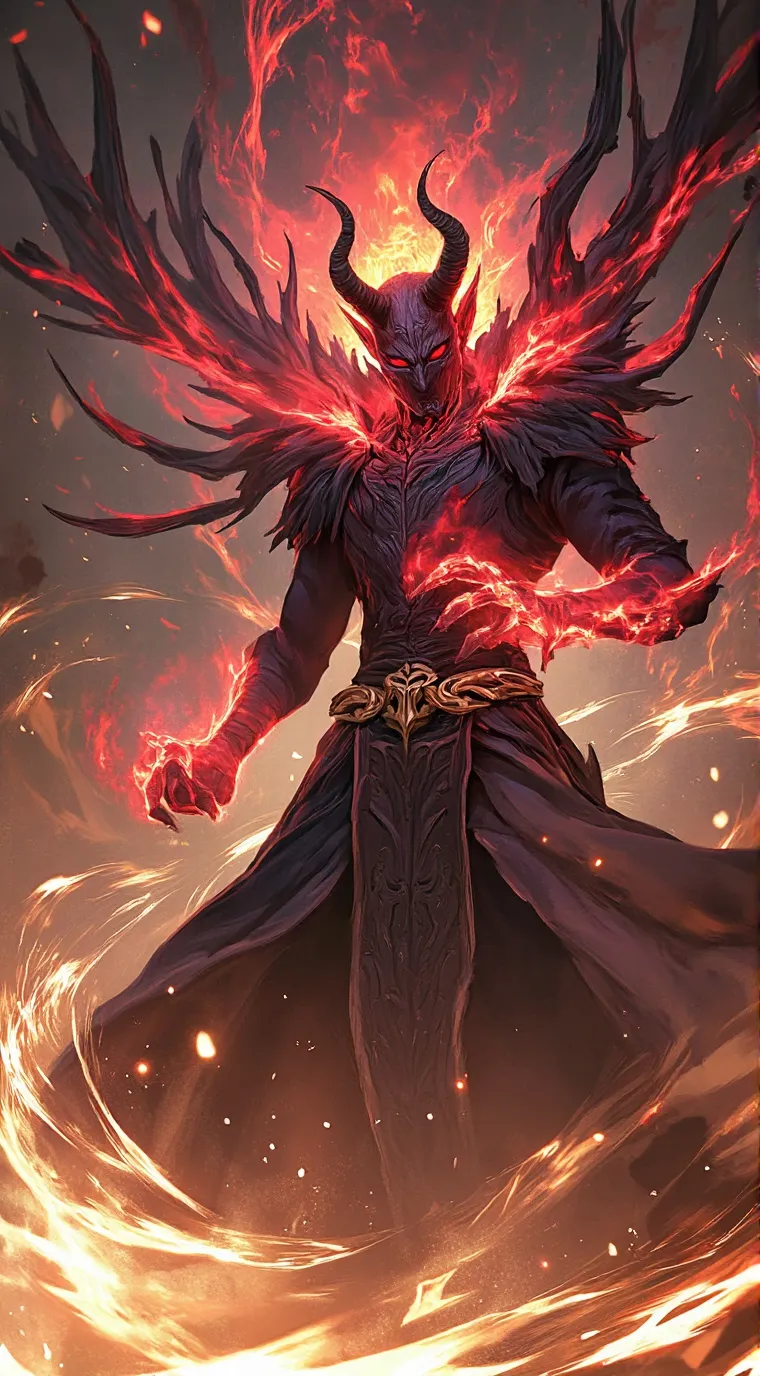 ai character: The Devil background