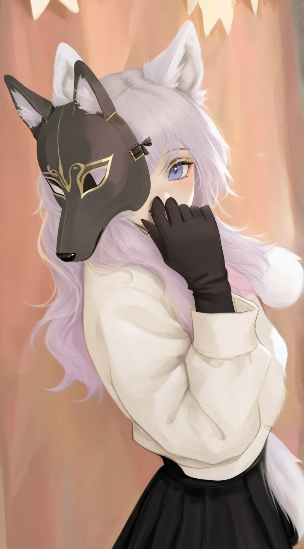 ai character: New Therian Girl!? background