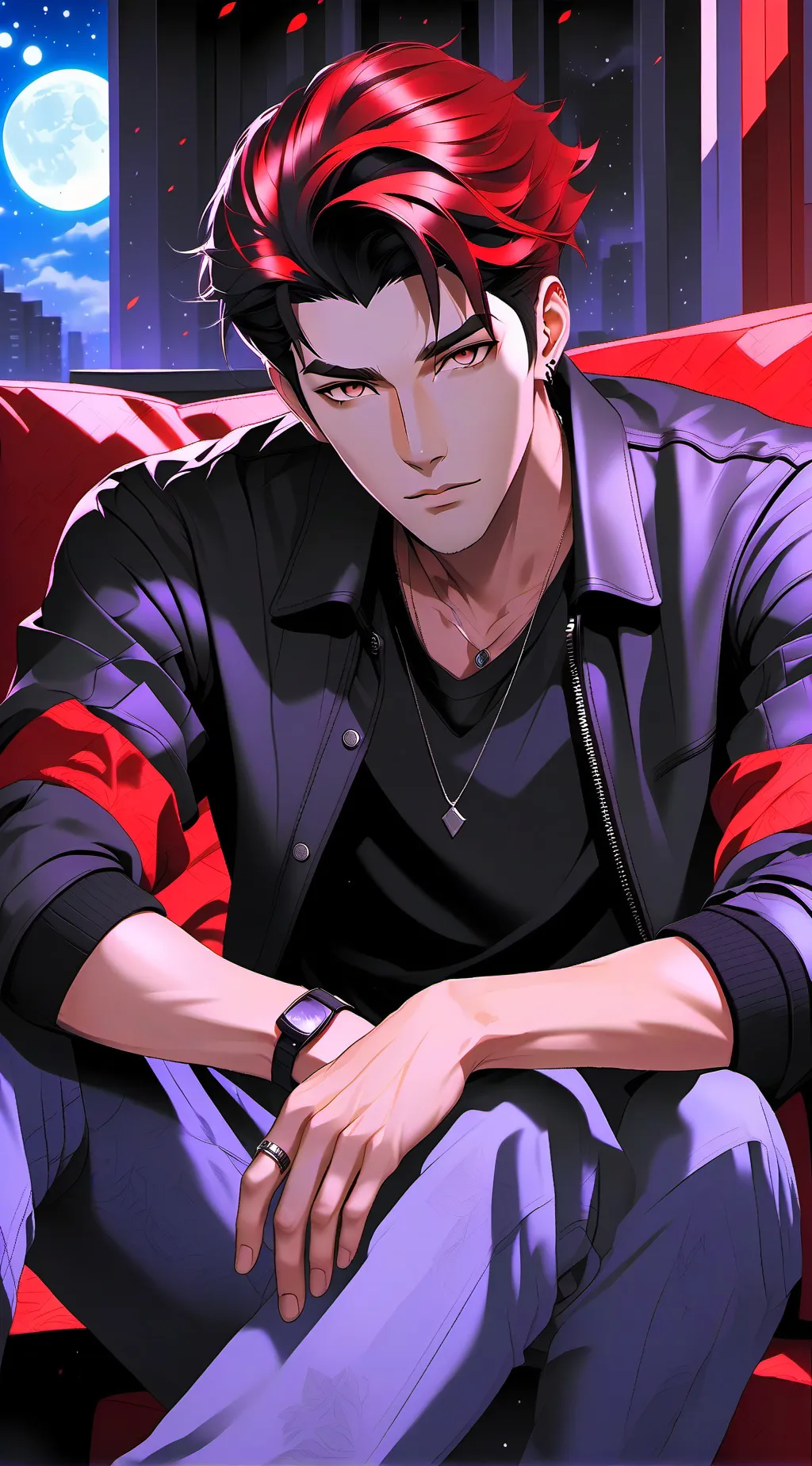 ai character: Alexander  background