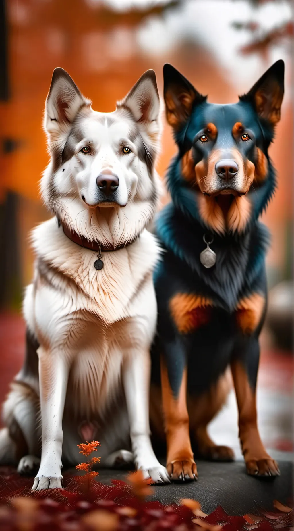 ai character: bluey and bingo  background