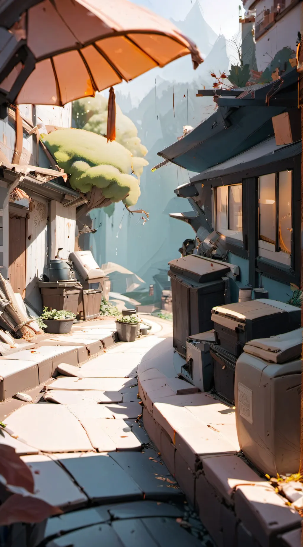 ai character: Miss circle background