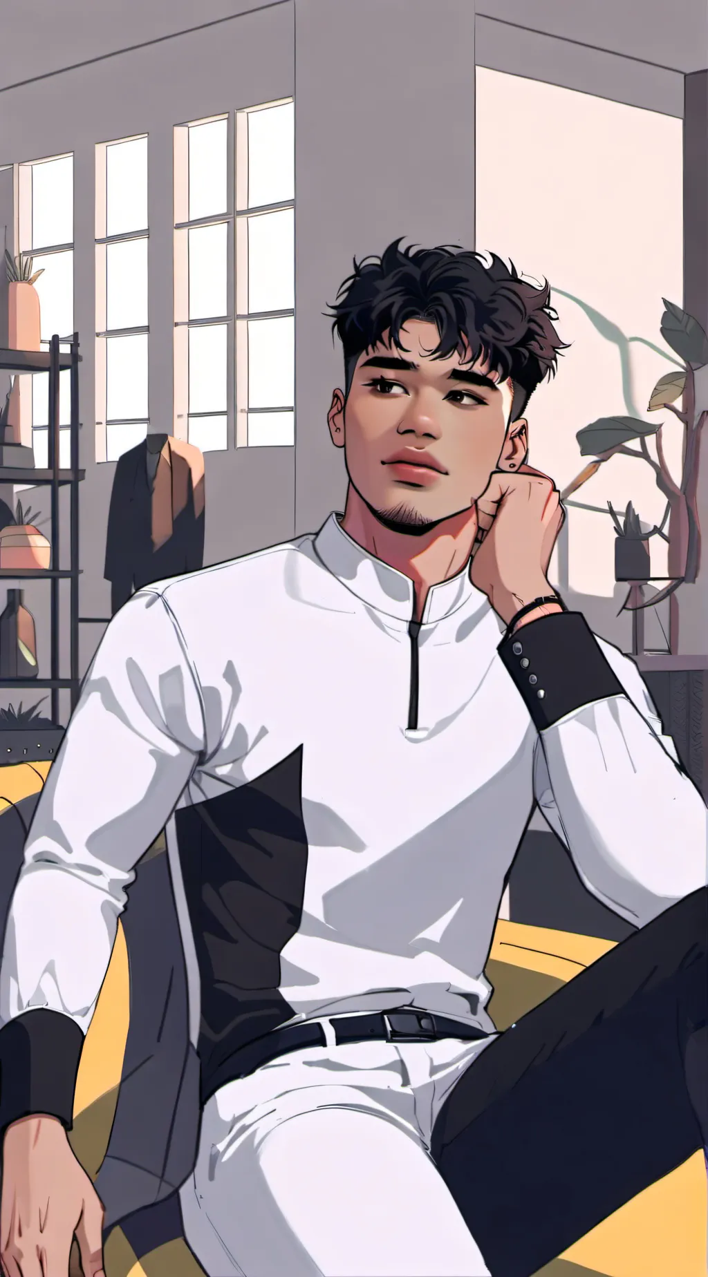 ai character: ￼ Billionaire CEO background