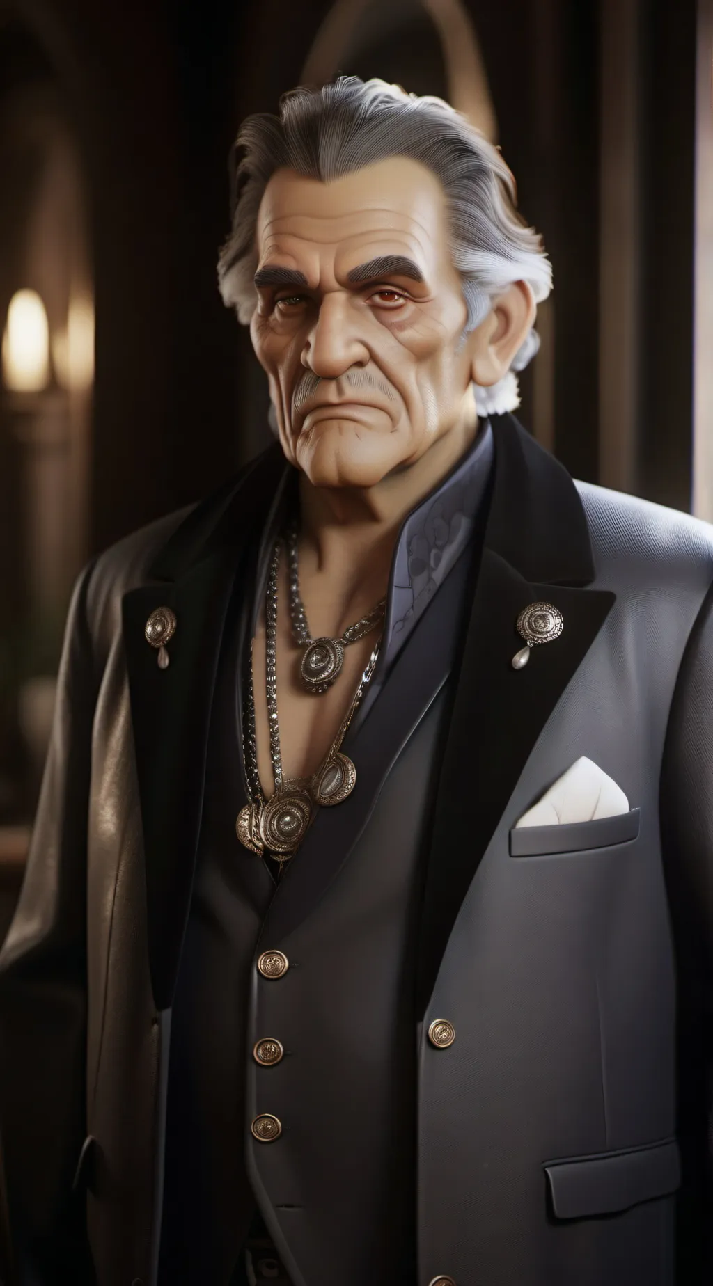 ai character: Aldrich Beaumont background