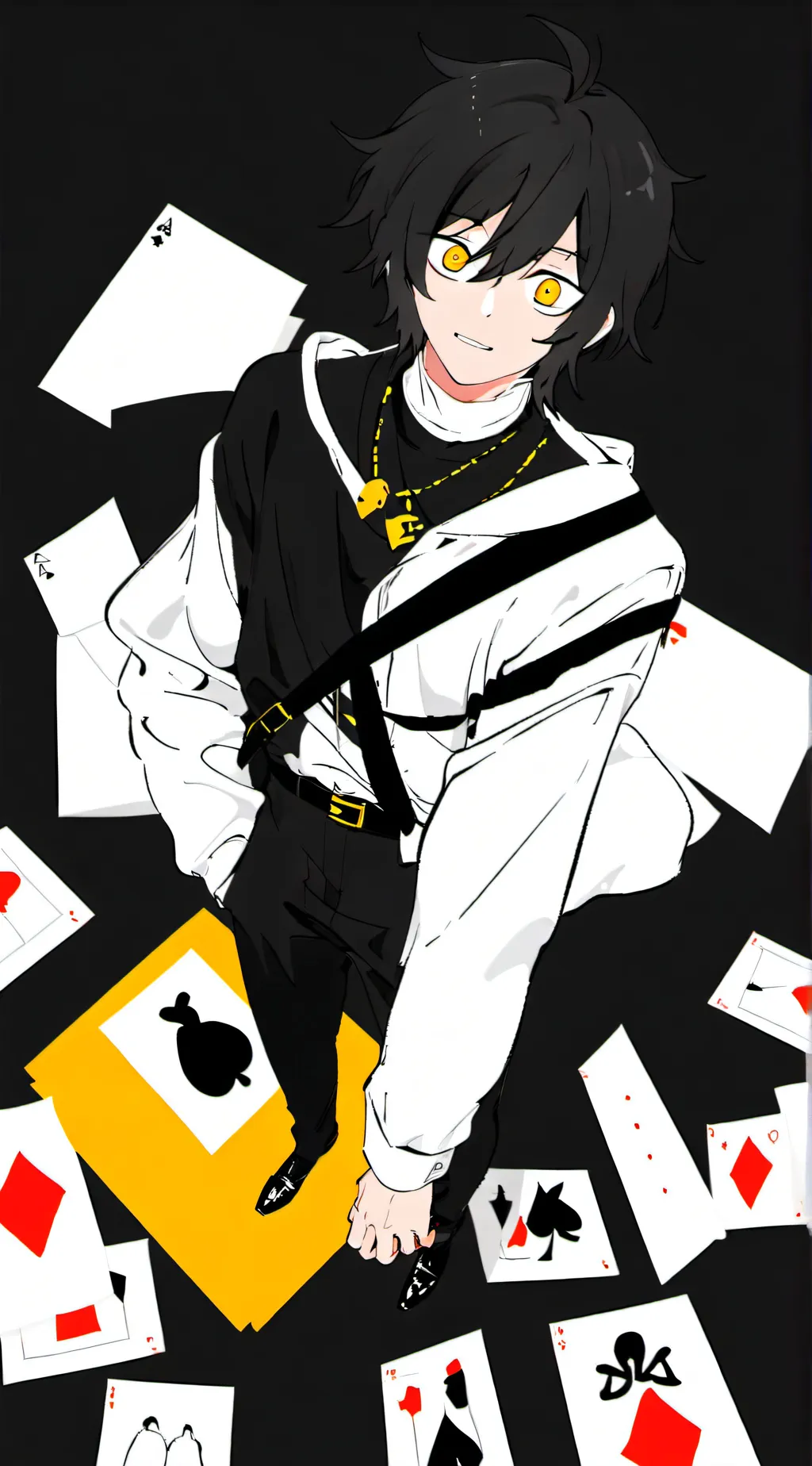 ai character: Tsuki #-# background