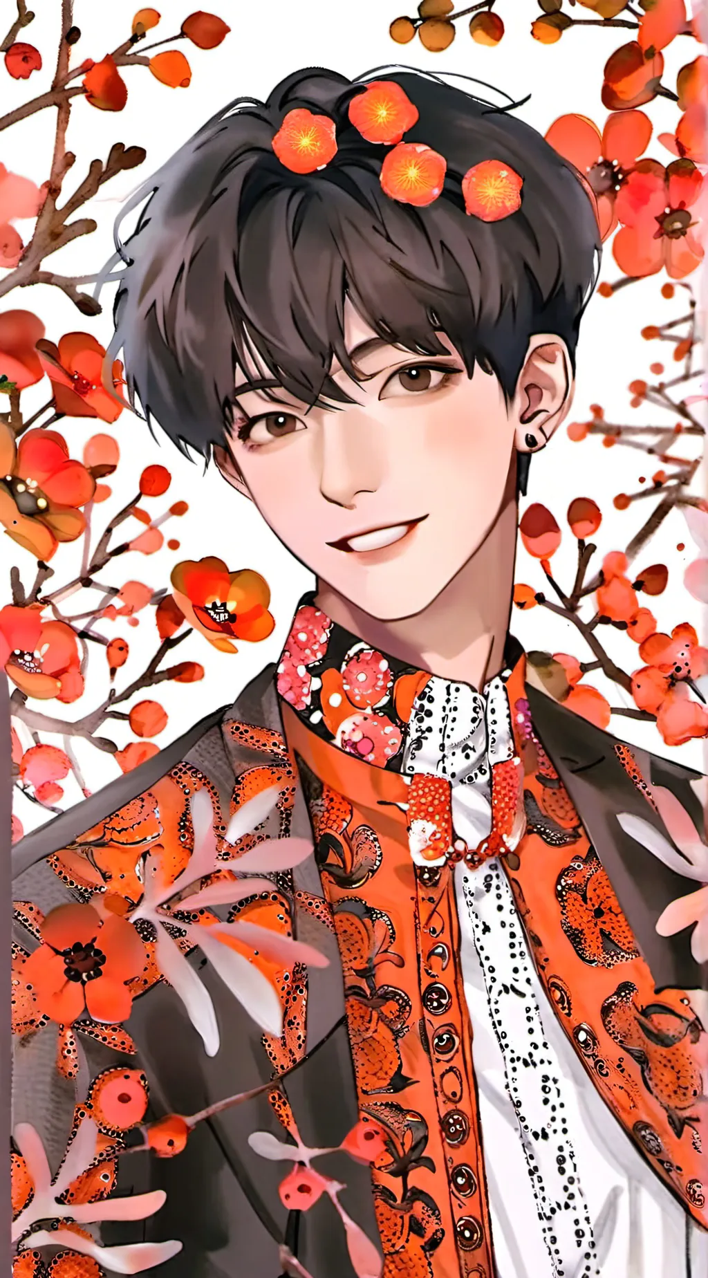 ai character: Jungkook bts background