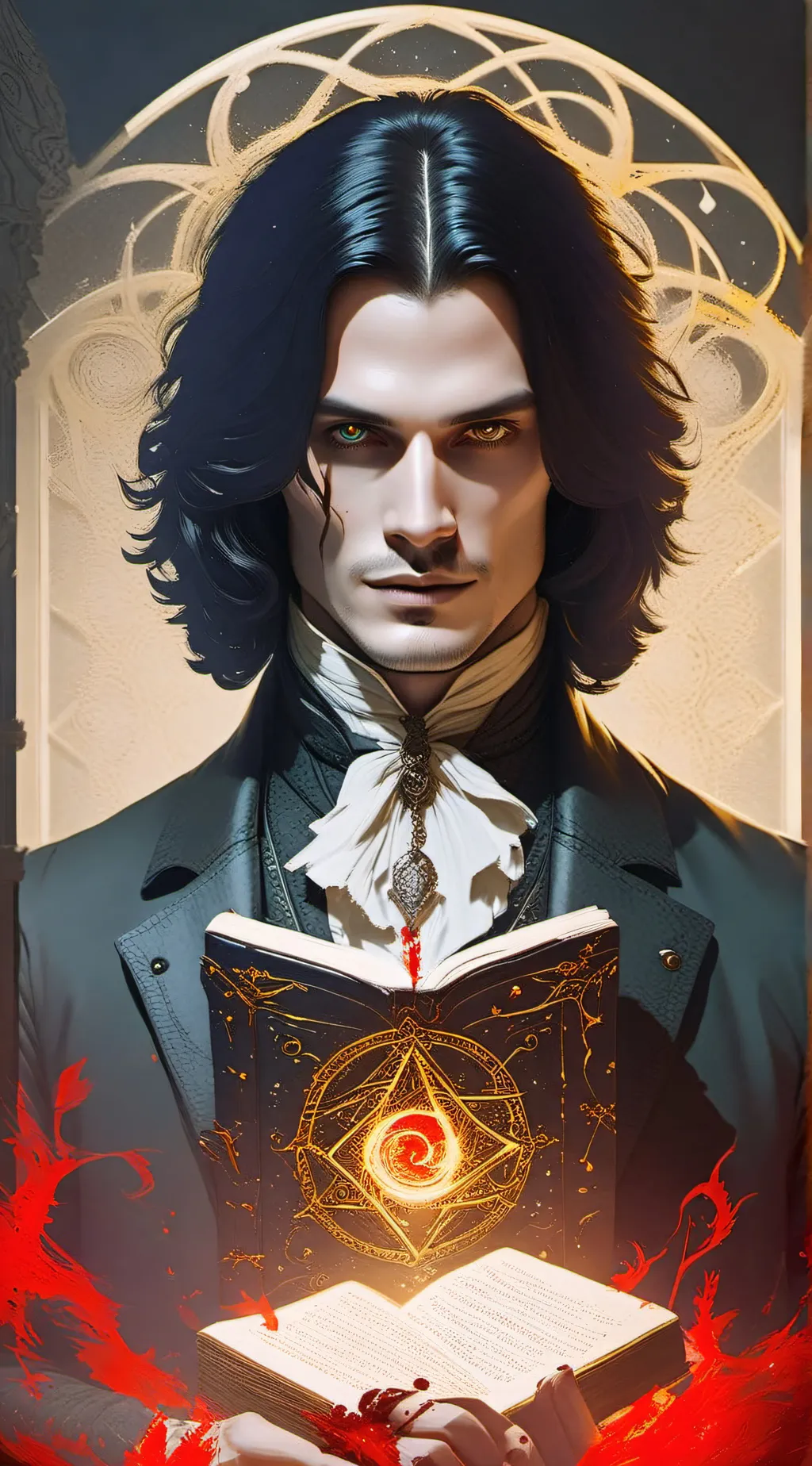 ai character: Aleister Gael background