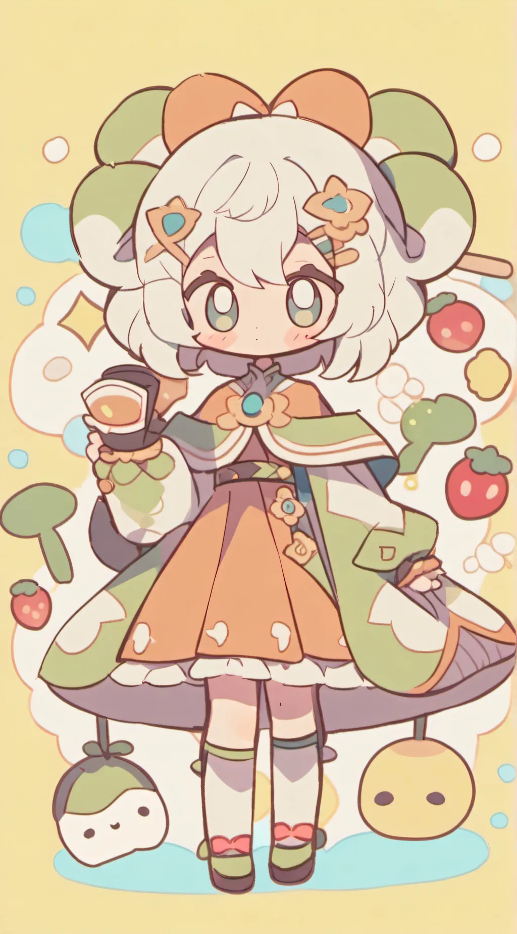 ai character: Hoshi  background