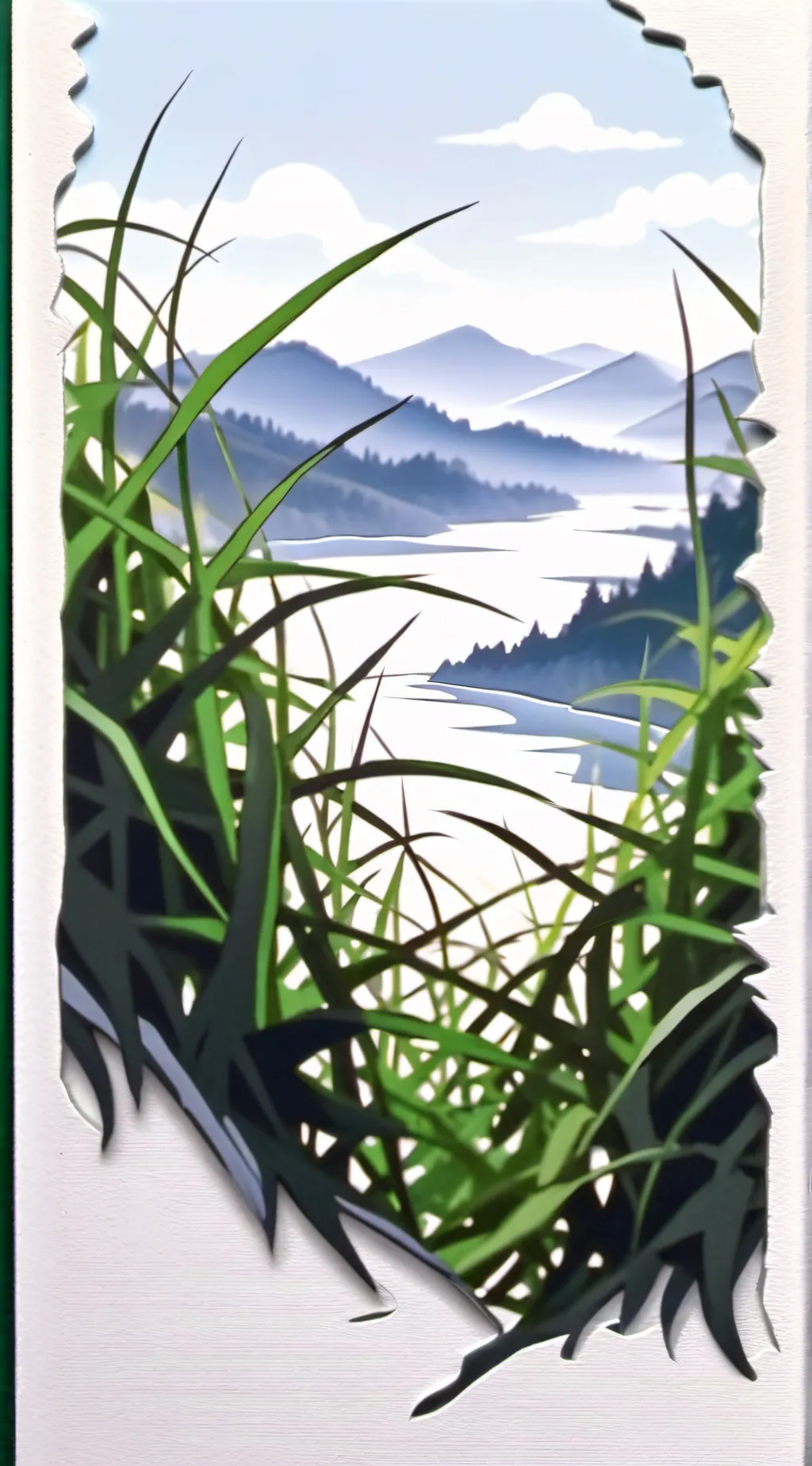 ai character: grass background