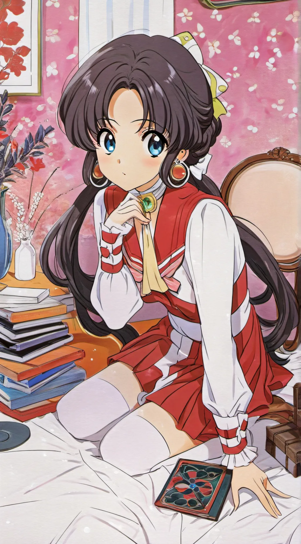 ai character: Dandys world background