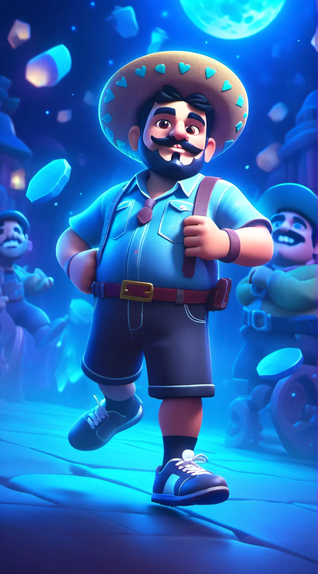 ai character: LaMesa Delecruz background