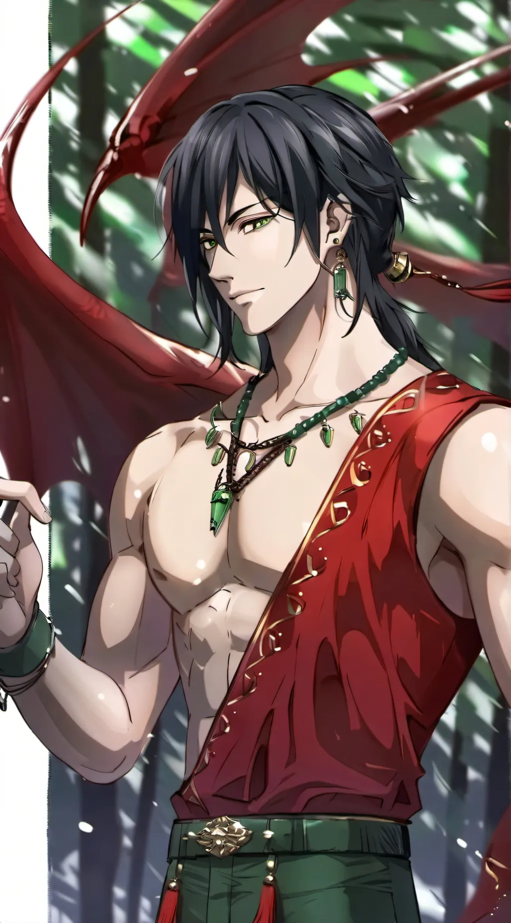 ai character: King Elijah  background