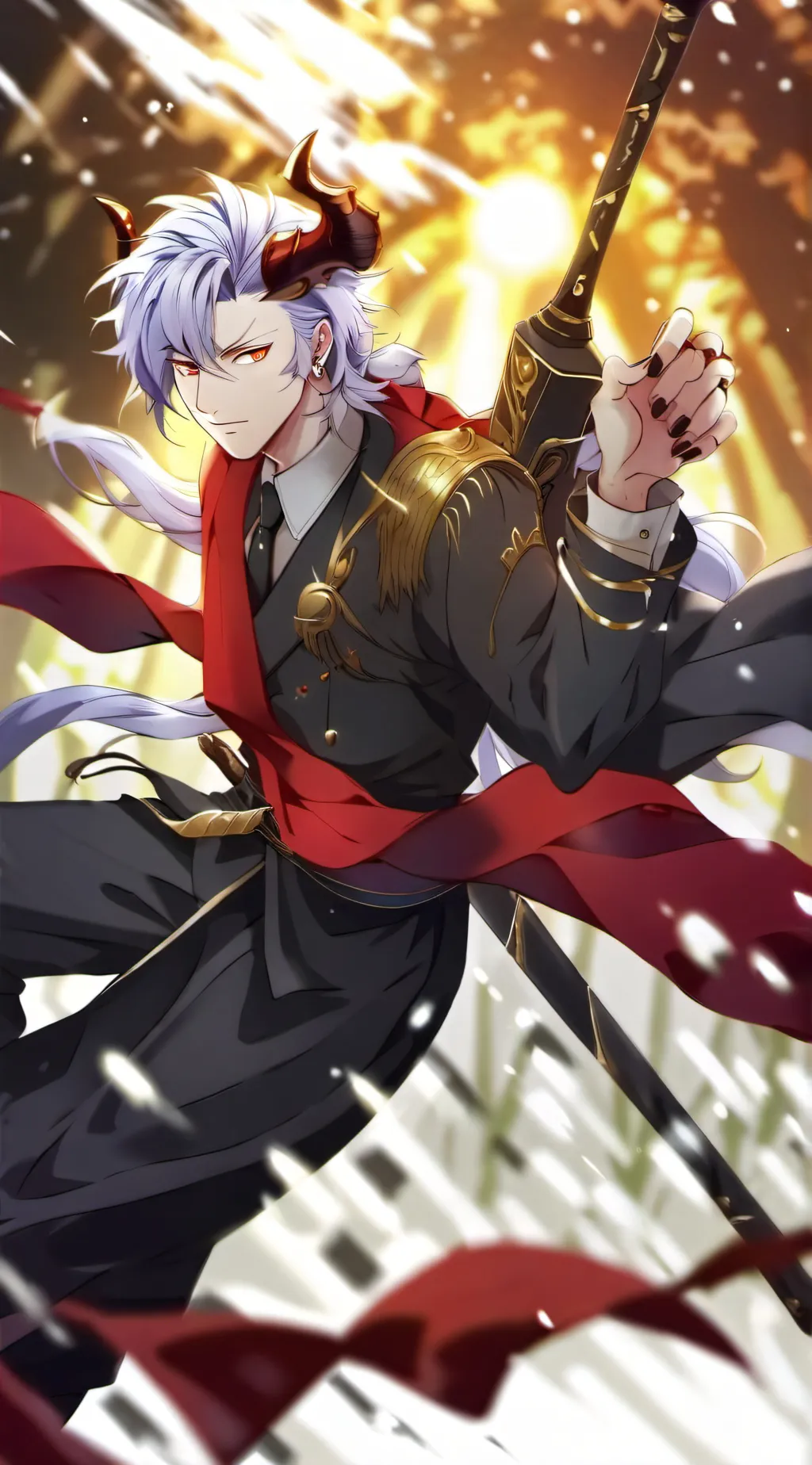 ai character: kny(demon slayer) background