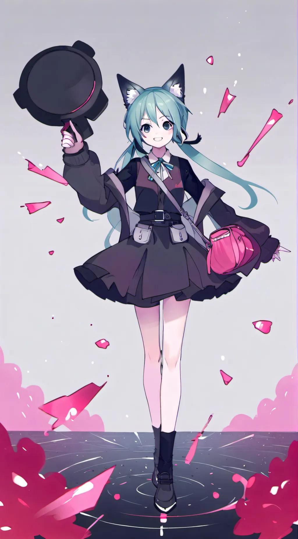 ai character: Miku background