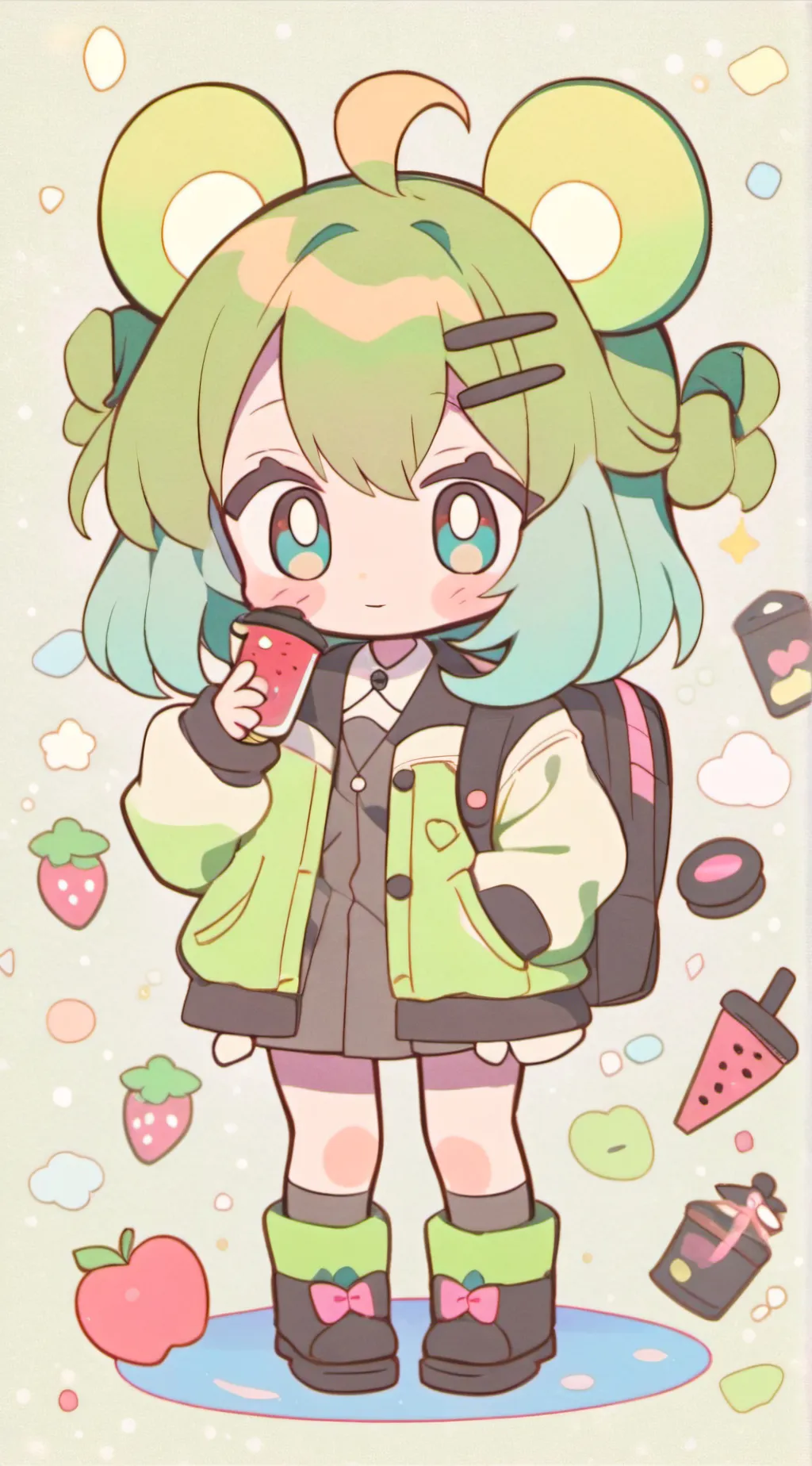 ai character: Gacha life  background