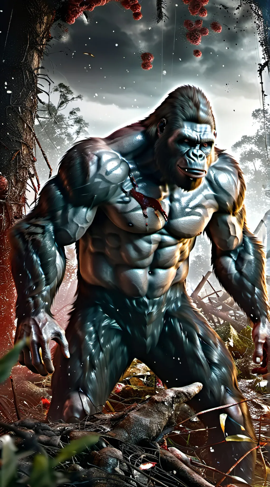 ai character: gorilla tag inf 4 background