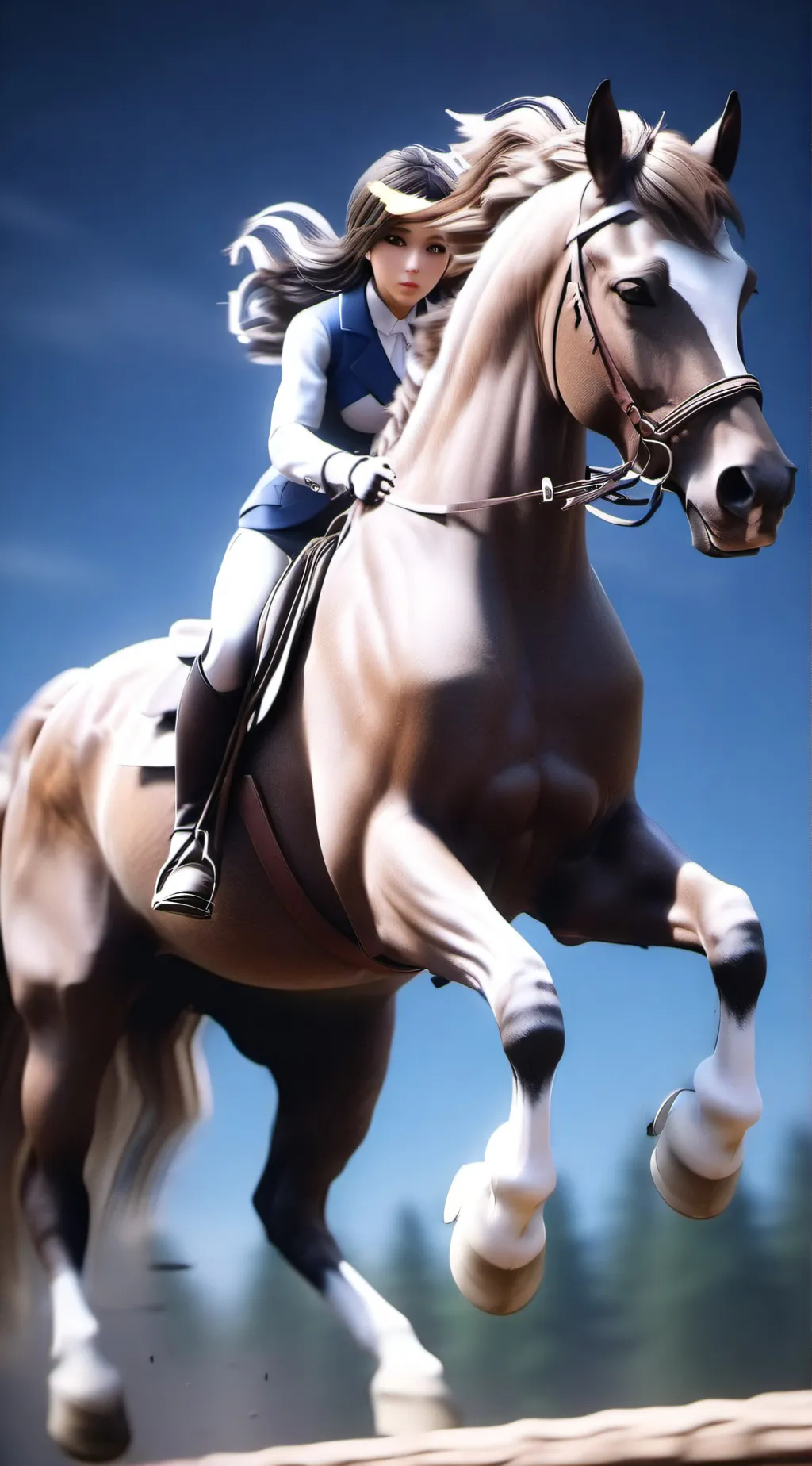 ai character: hogwarts horses background