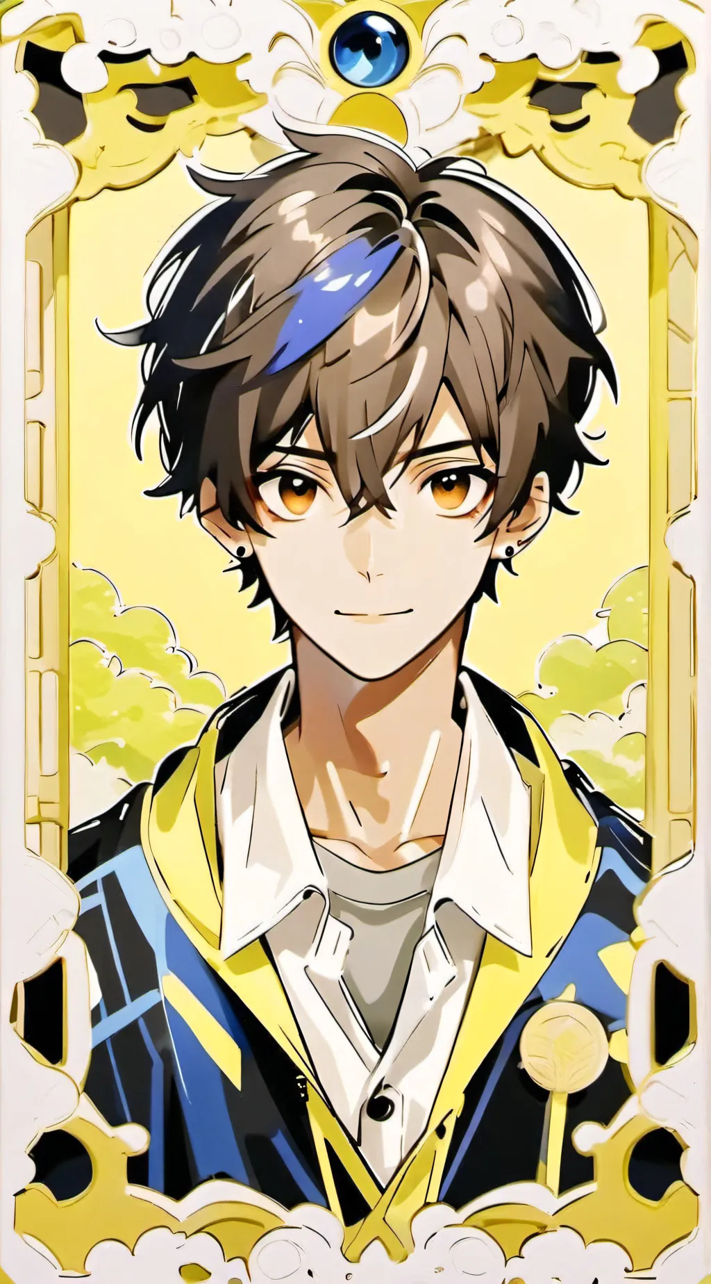 ai character: ein background