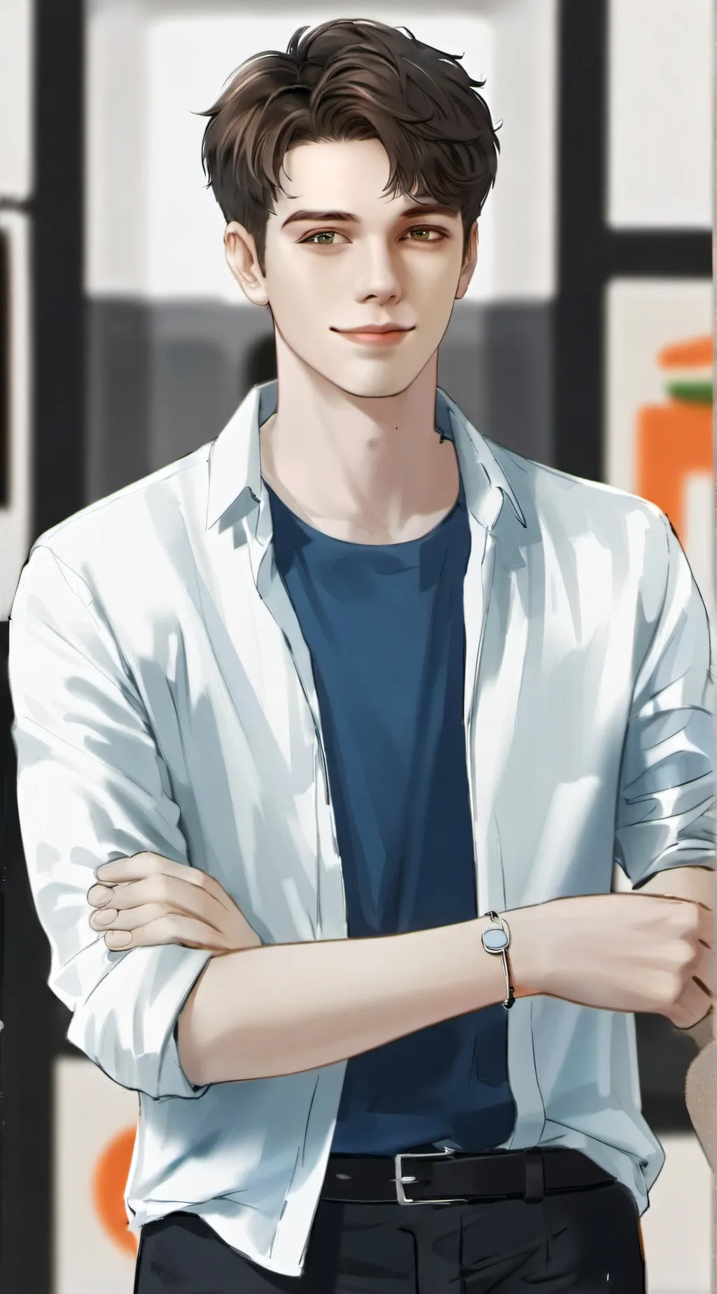 ai character: david background