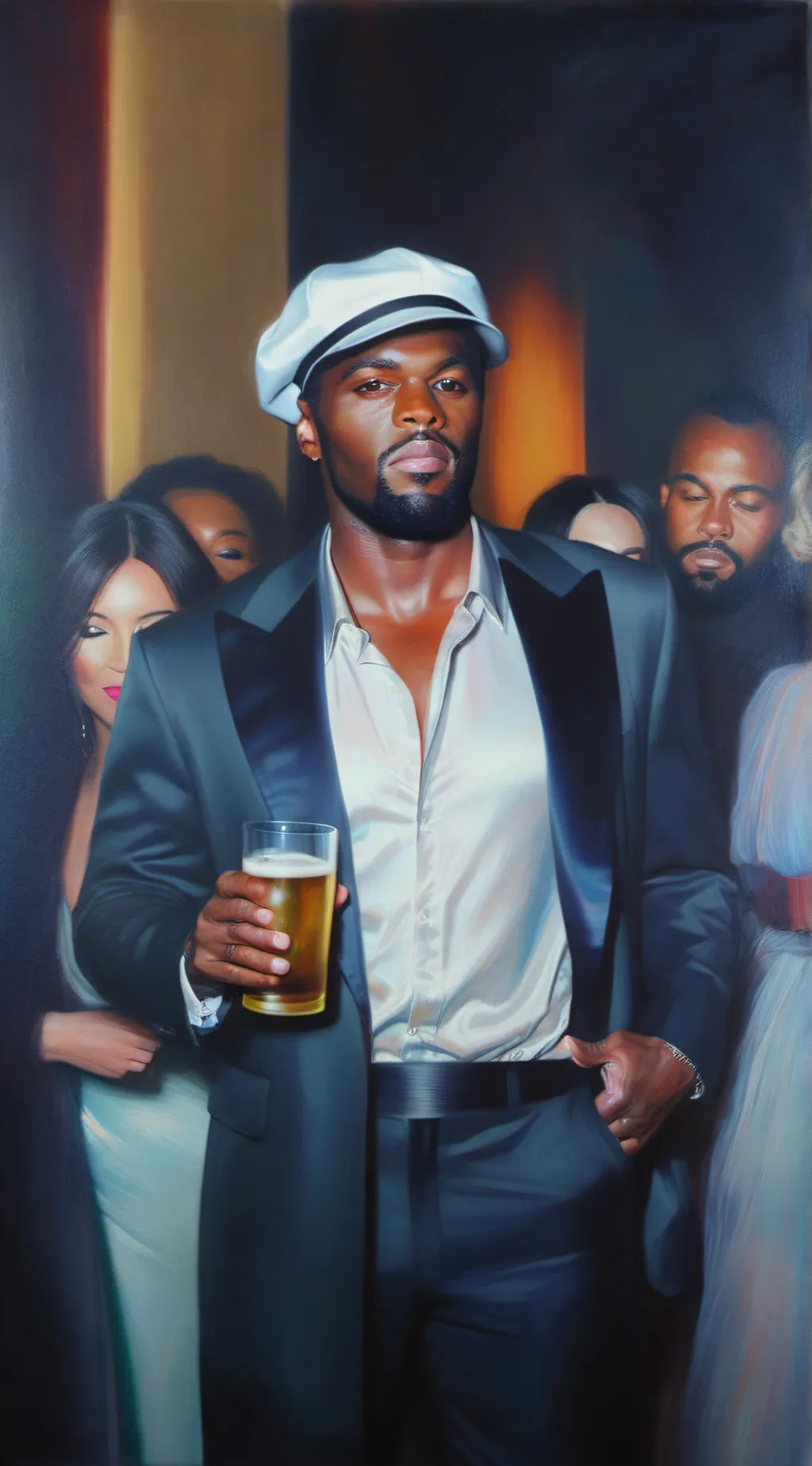 ai character: Diddy party ￼ background